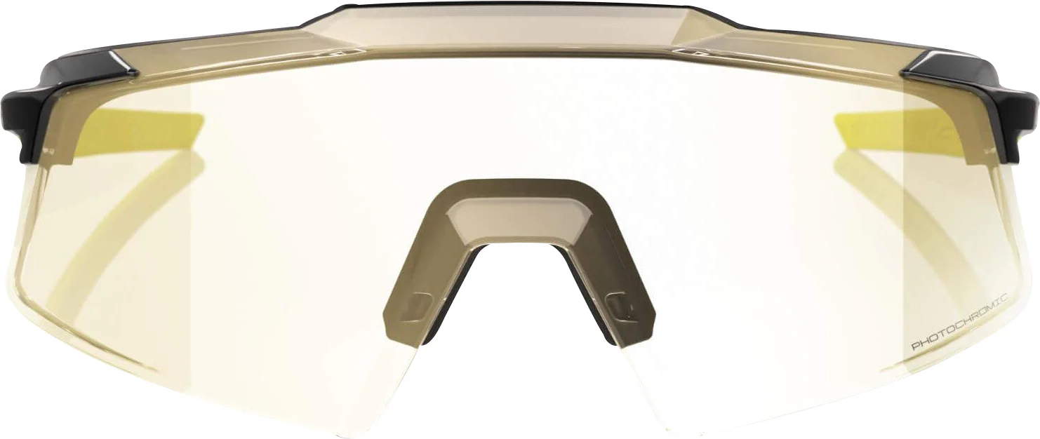 100% Aerocraft Cycling Sunglasses - Gloss Metallic Black - Image 3