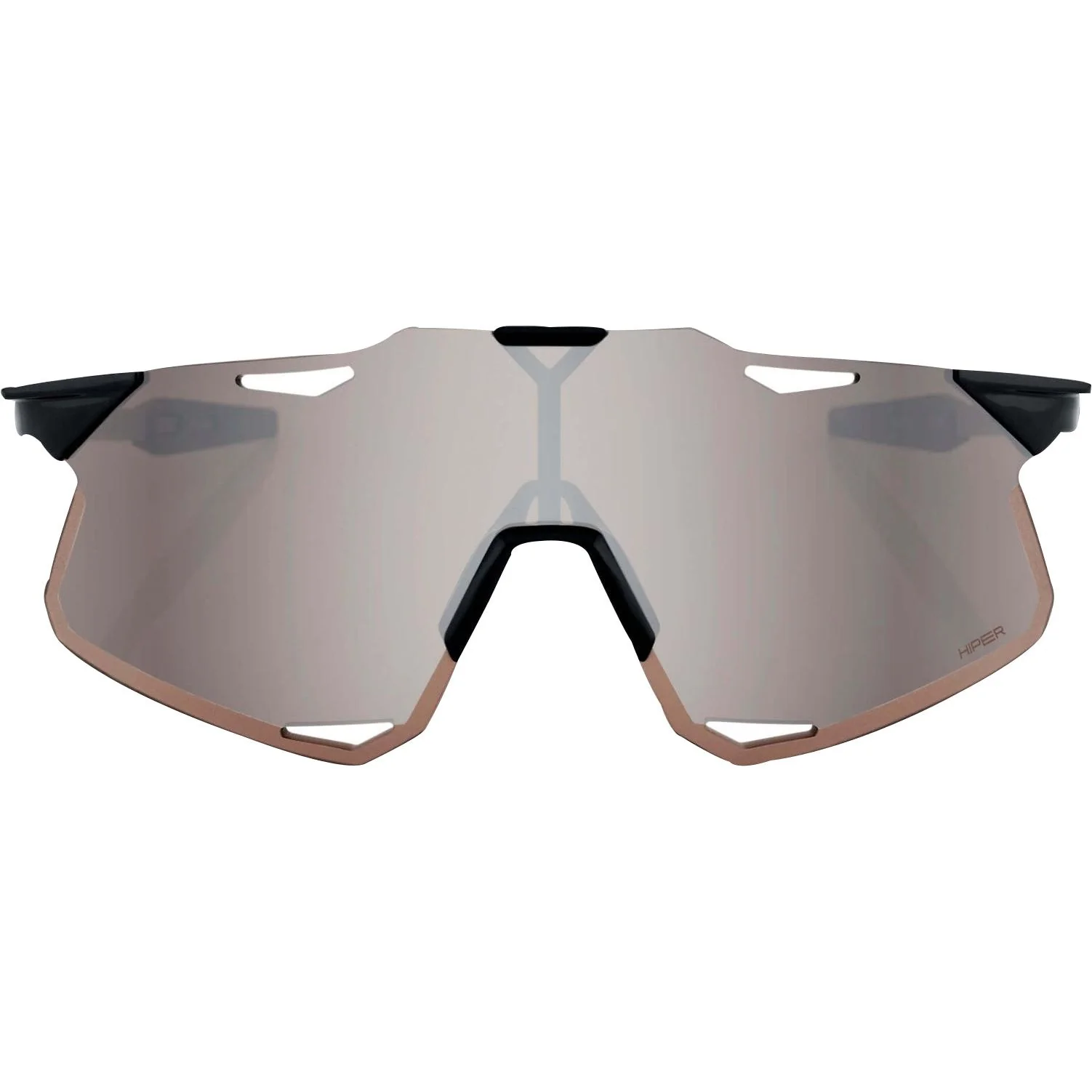 100% Hypercraft Sunglasses - Gloss Black - Image 3