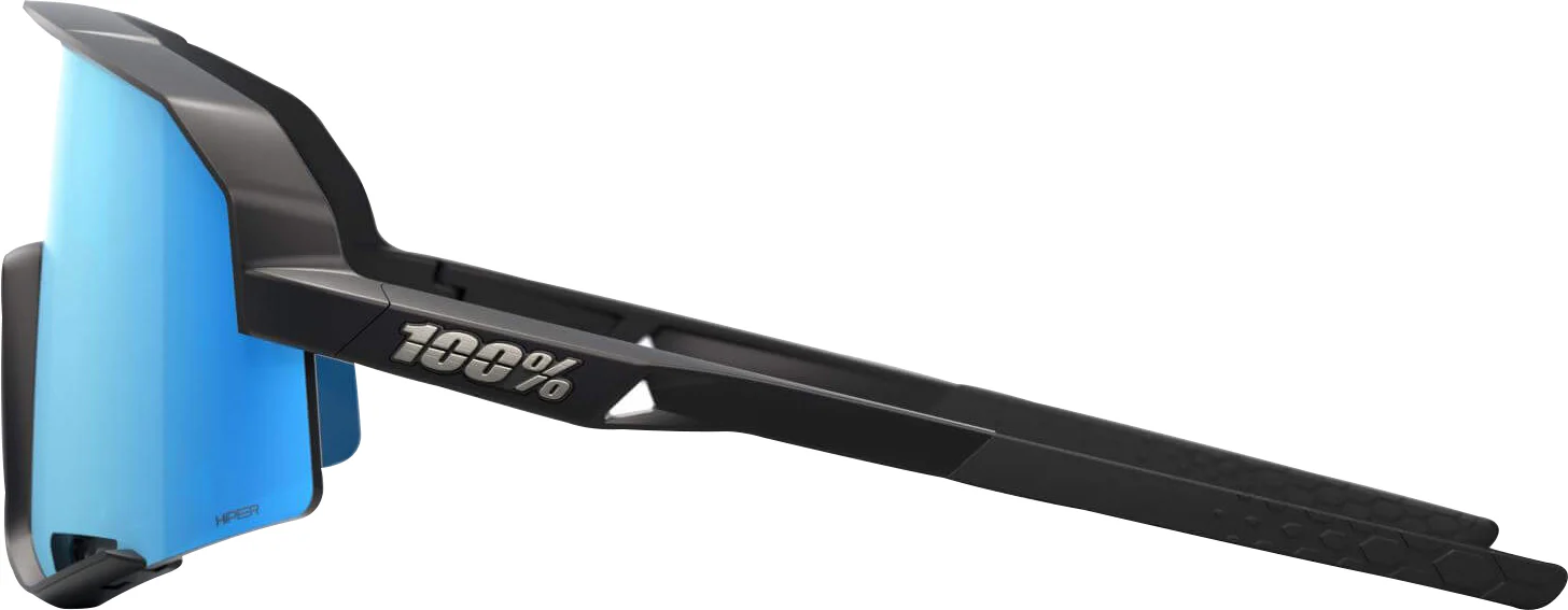 100% Slendale Cycling Sunglasses - Matte Black - Image 3