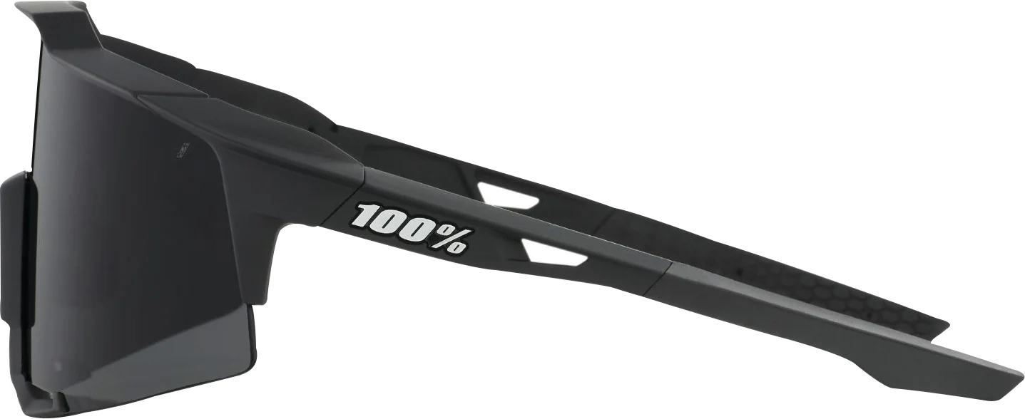 100% Speedcraft Cycling Sunglasses - Soft Tact Black - Image 2