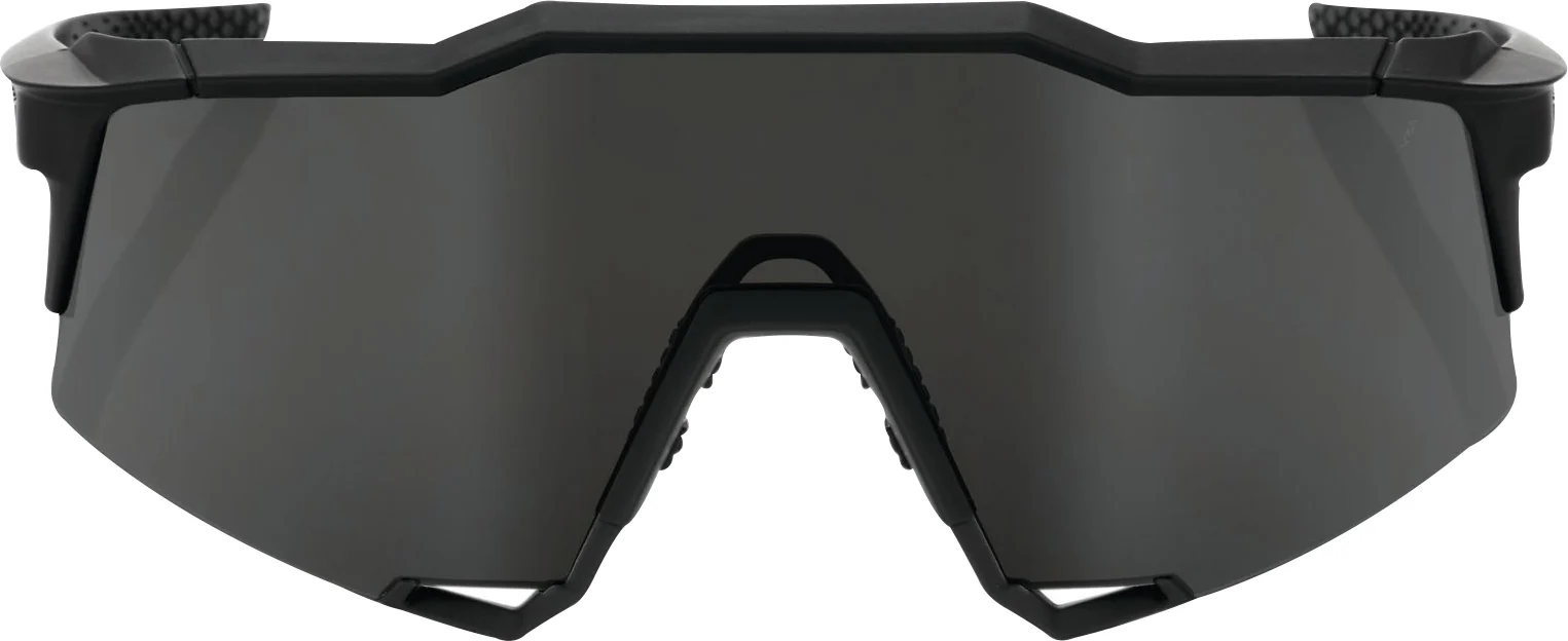 100% Speedcraft Cycling Sunglasses - Soft Tact Black - Image 3