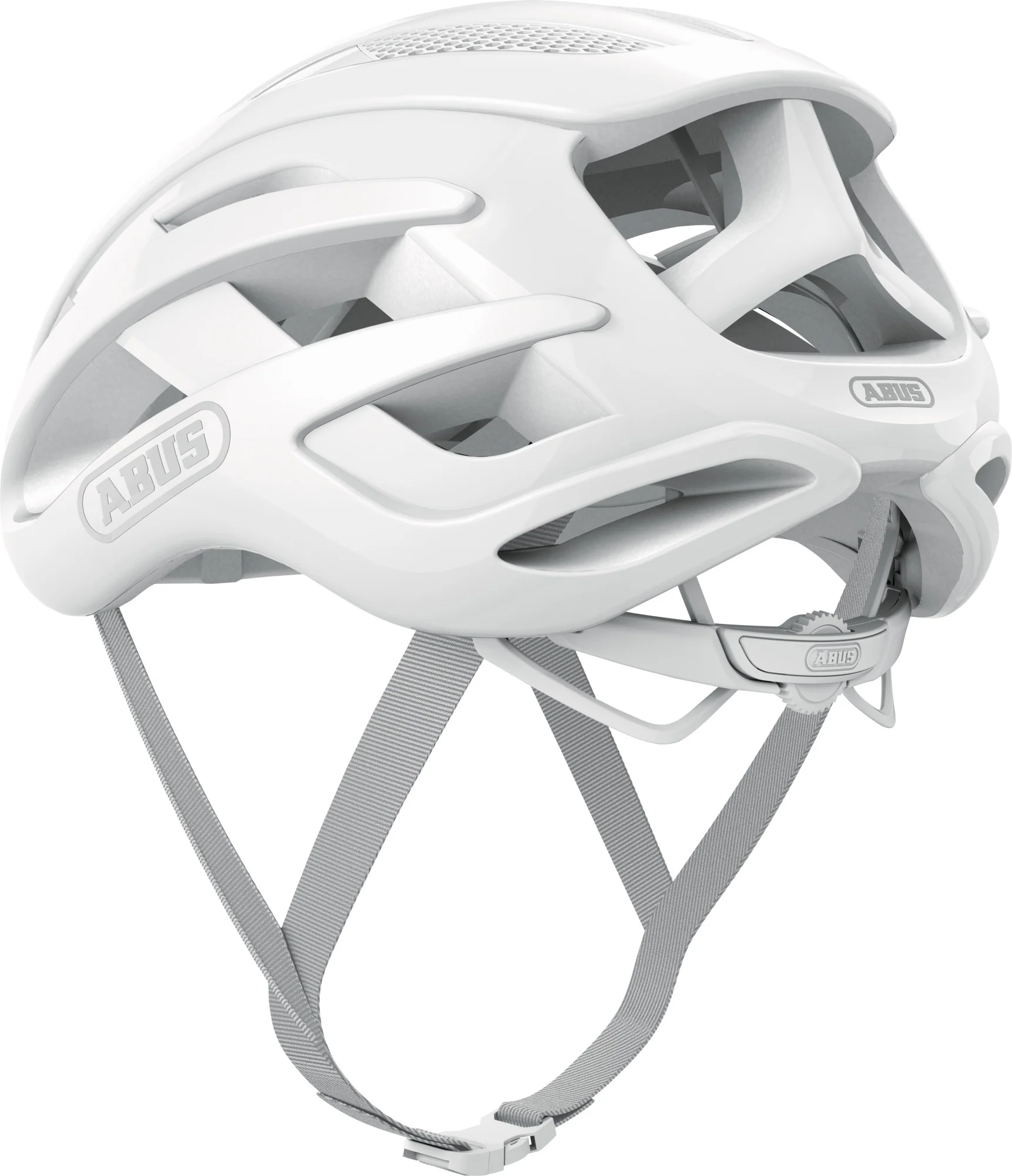 Abus AirBreaker Elite Road Cycling Helmet - White - Image 3