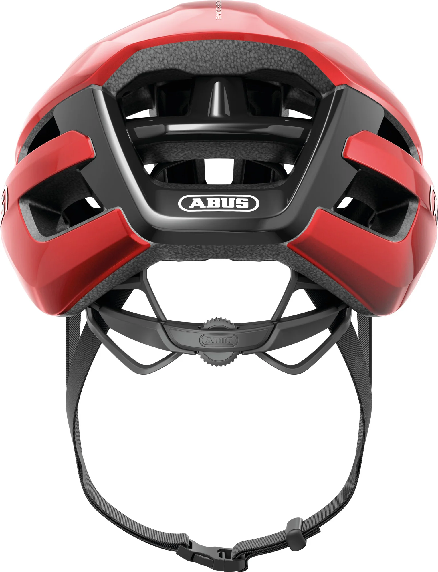 Abus Powerdome Road Cycling Helmet - Red - Image 3