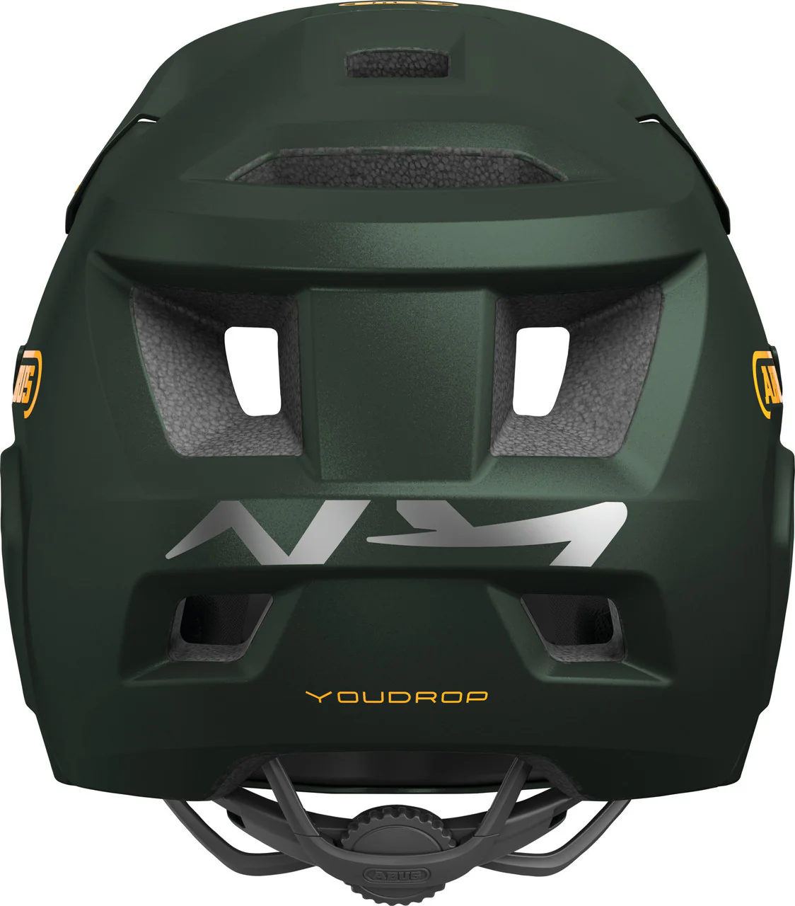 Abus YouDrop FF Full Face Junior MTB Cycling Helmet - Green - Image 3