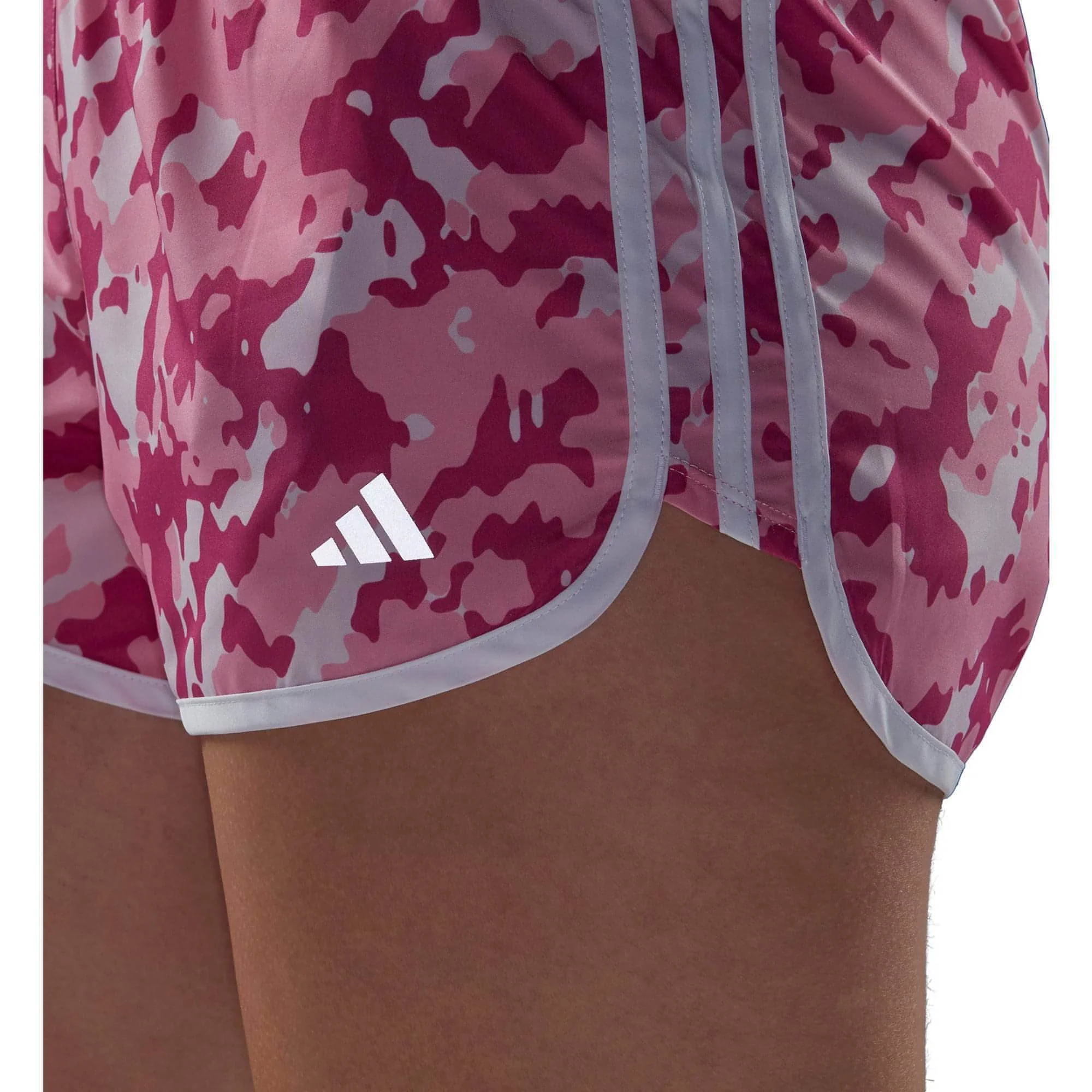 adidas 3 Inch Marathon 20 Womens Running Shorts - Pink - Image 4
