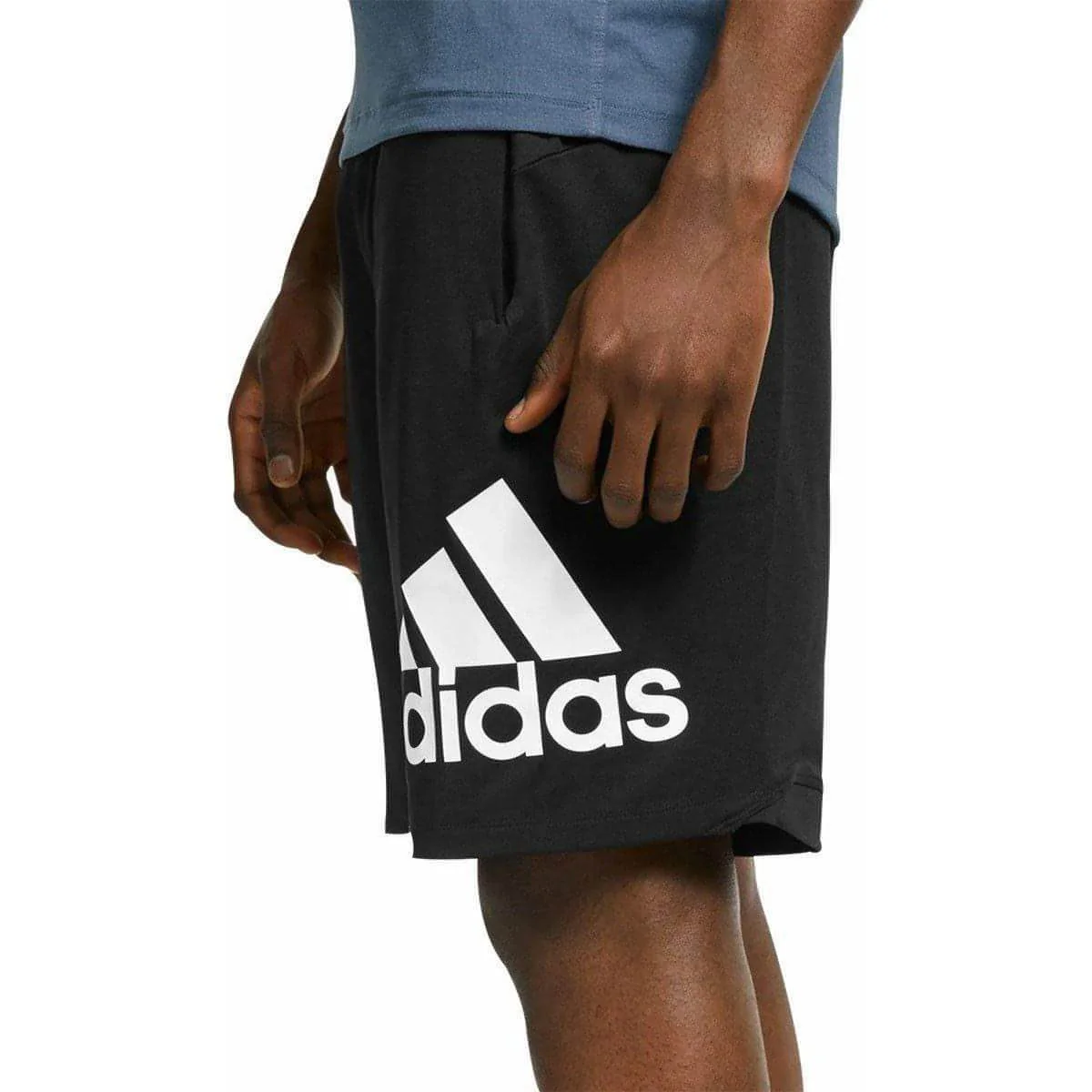 adidas 4KRFT Badge Of Sport Mens Training Shorts - Black - Image 3