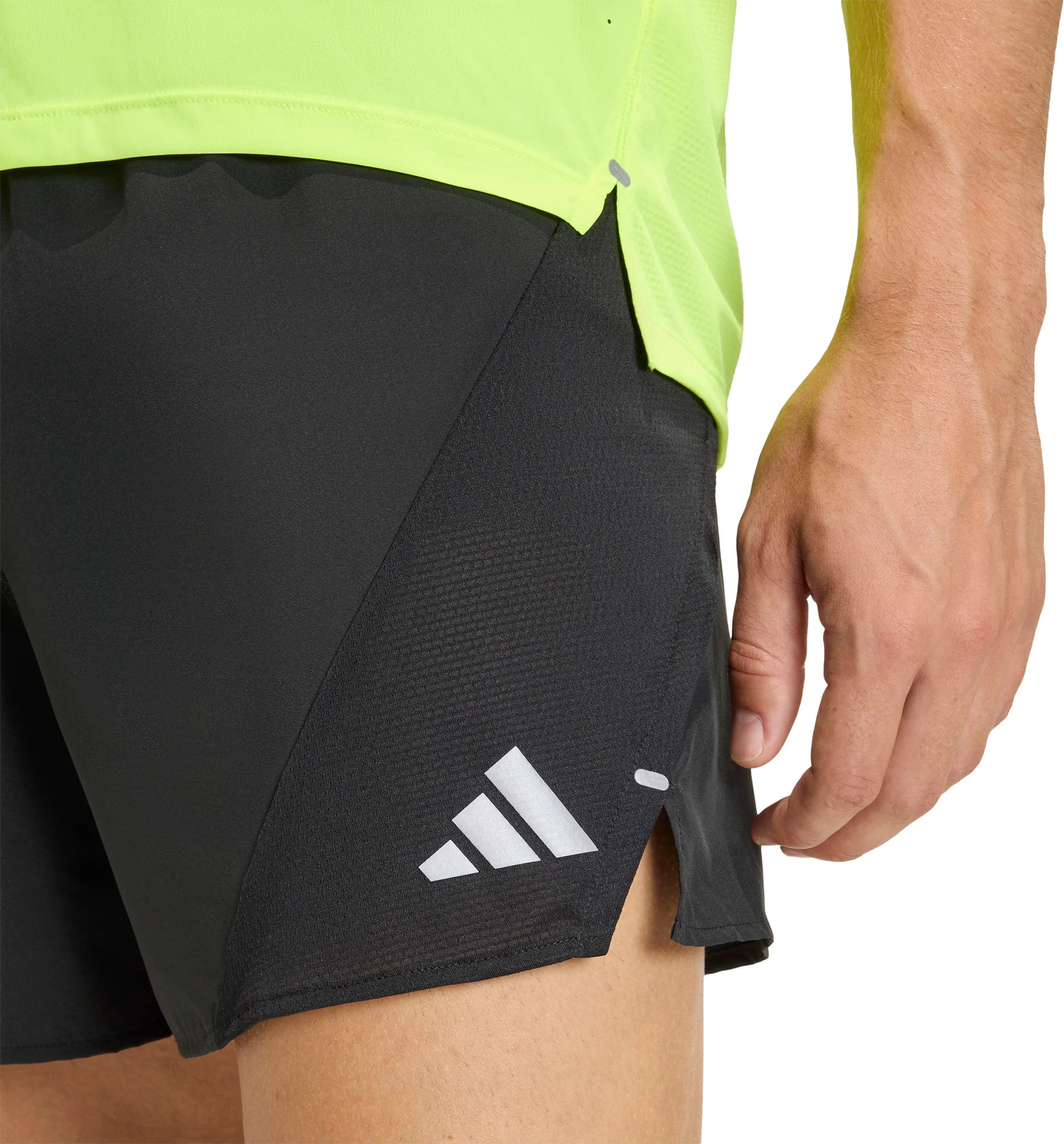 adidas Adi365 Breeze 5 Inch Mens Running Shorts - Black - Image 3