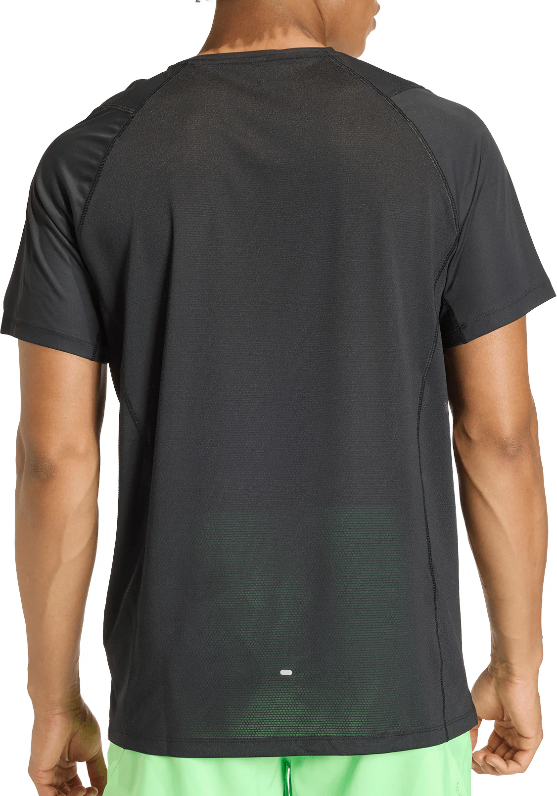adidas Adi365 Breeze Short Sleeve Mens Running Top - Black - Image 2