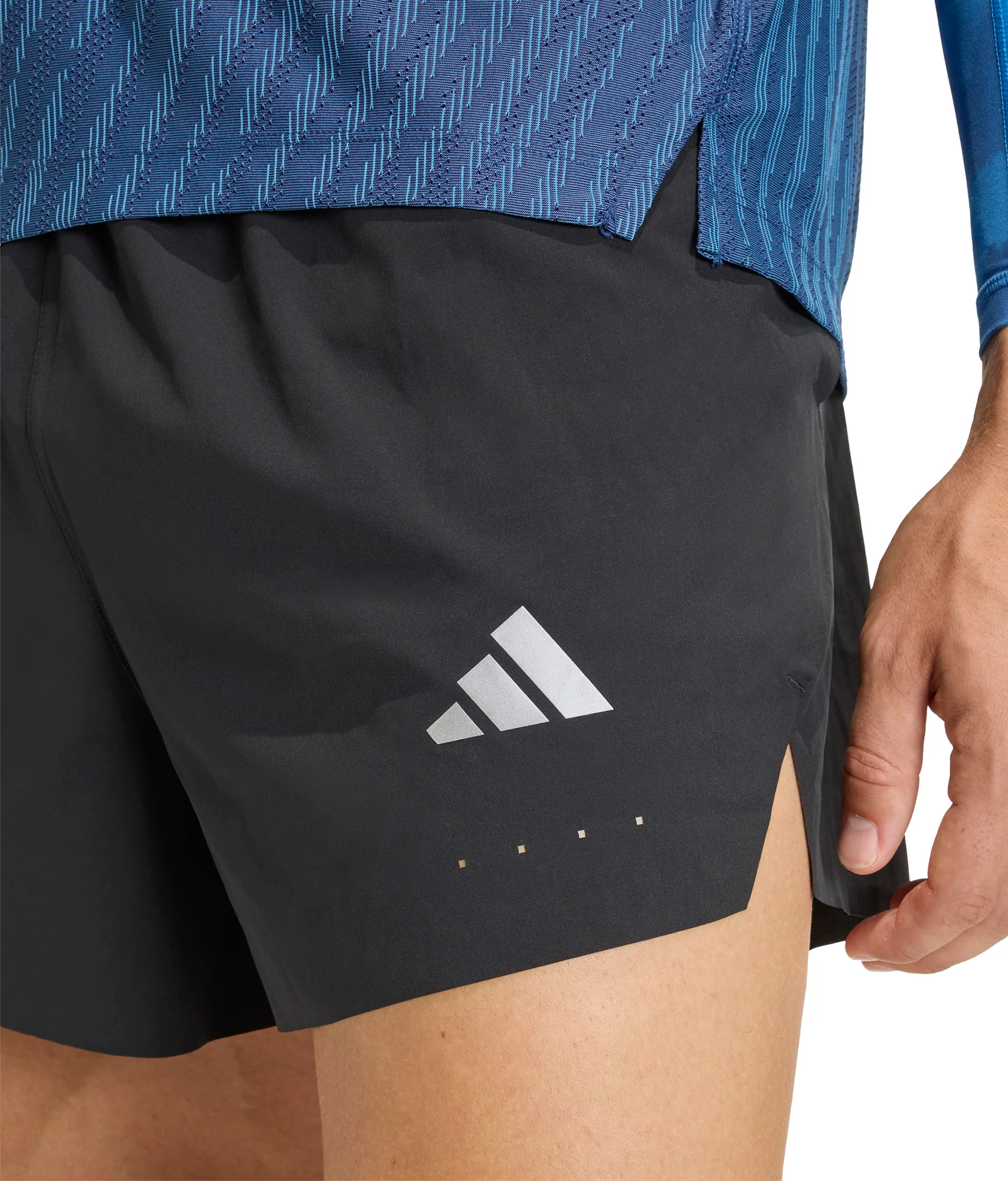adidas Adi365 ClimaCool 2 Pocket 5 Inch Mens Running Shorts - Black - Image 3
