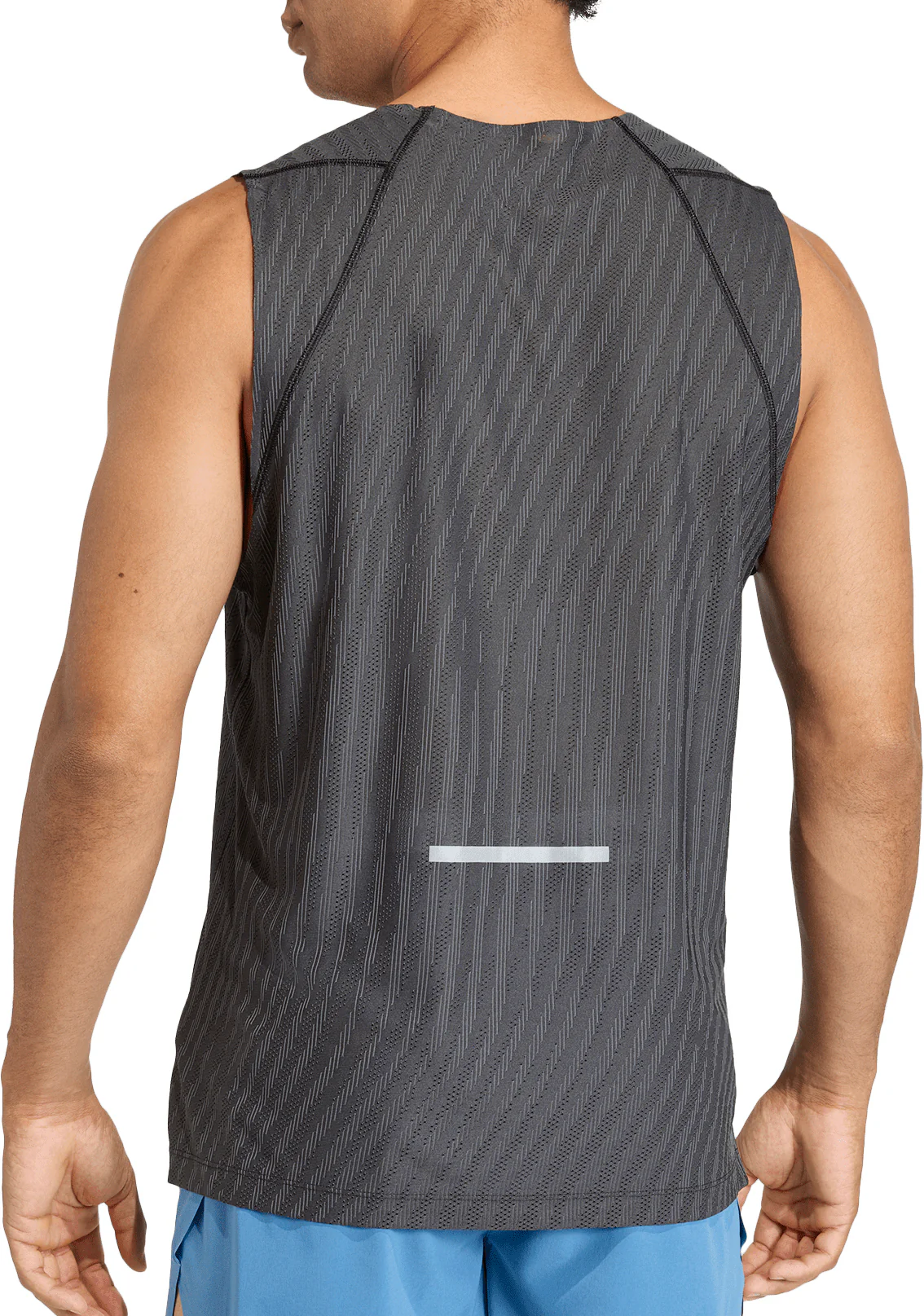 adidas Adi365 ClimaCool Engineered Mens Running Vest - Black - Image 2