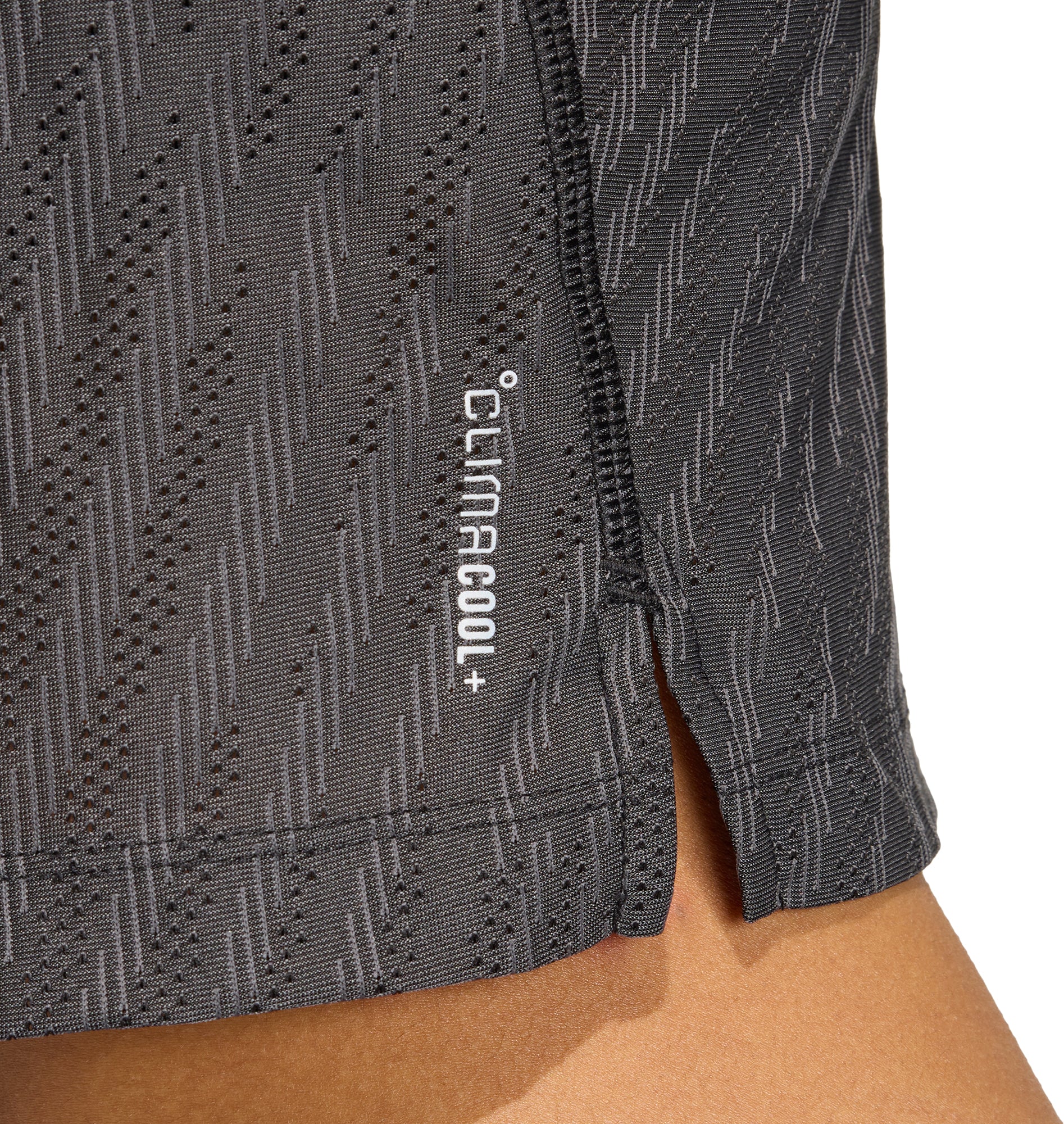 adidas Adi365 ClimaCool+ Engineered Womens Running Crop Top - Black - Image 4