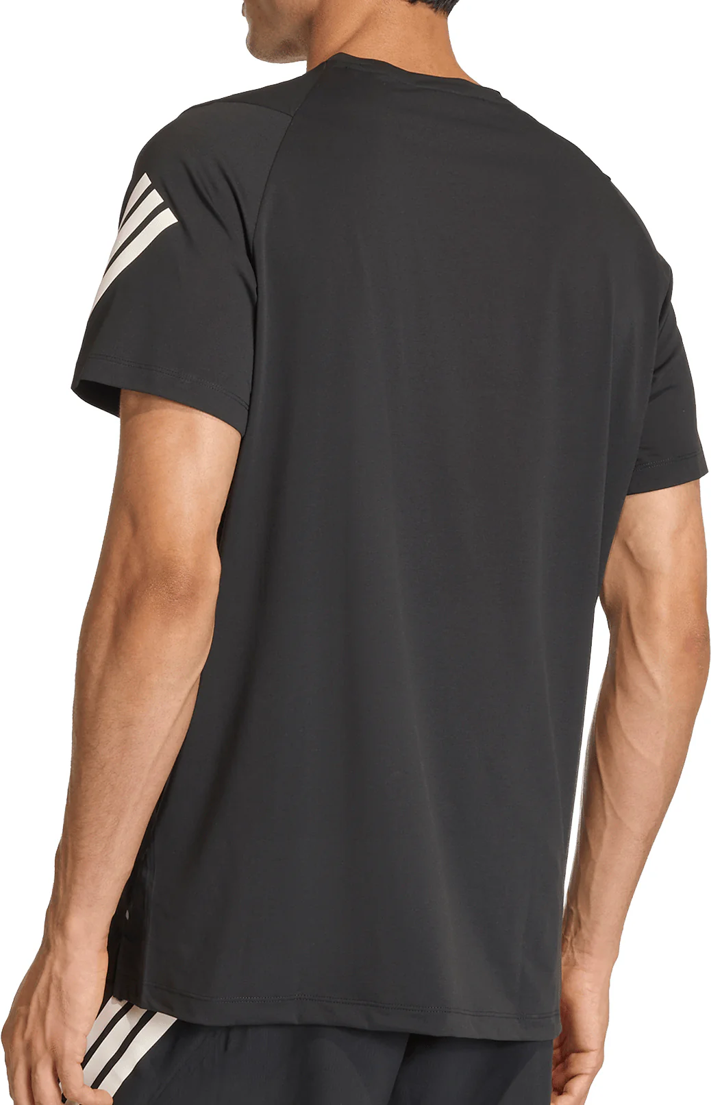adidas Adi365 ClimaCool Short Sleeve Mens Running Top - Black - Image 2