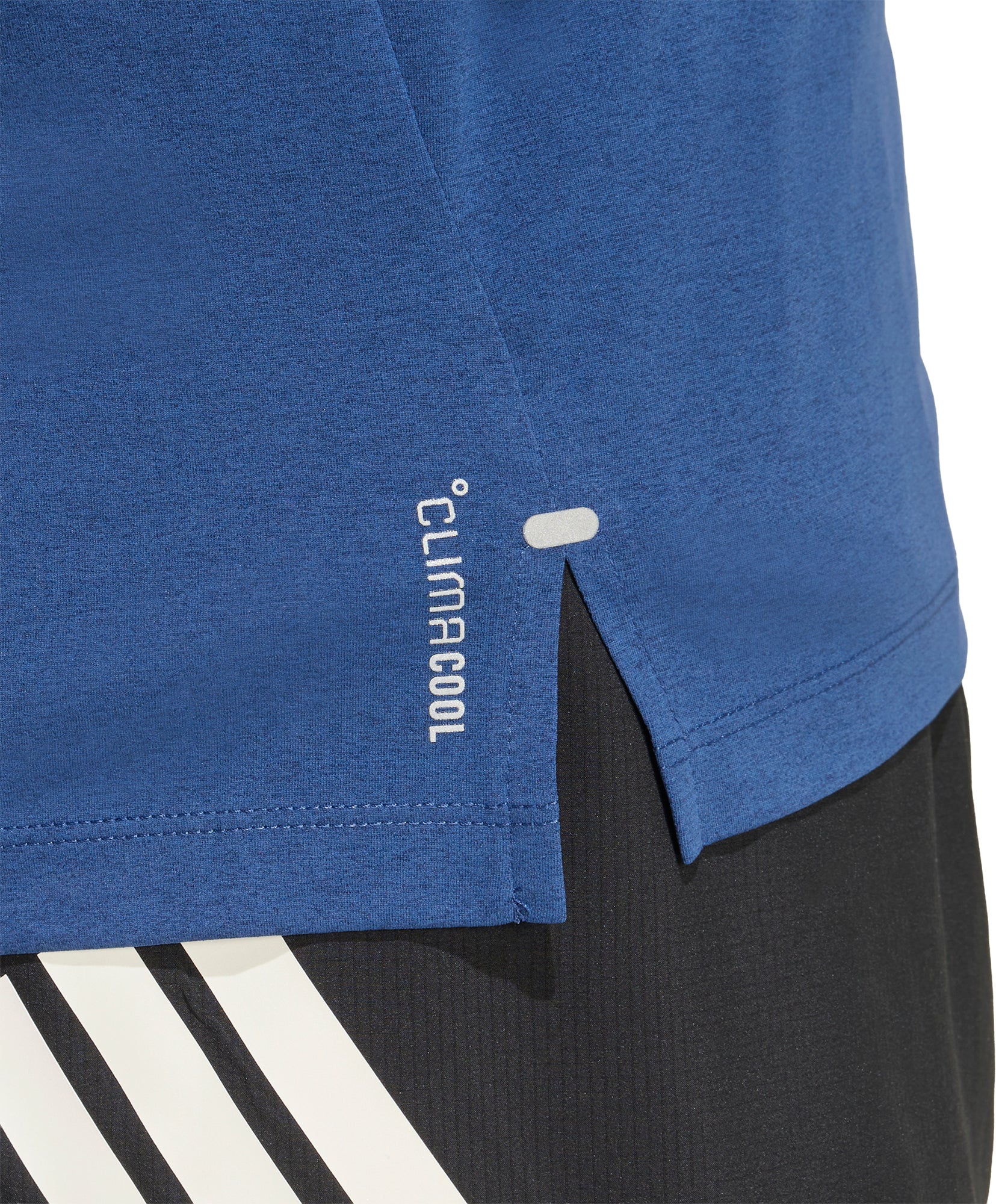 adidas Adi365 ClimaCool Short Sleeve Mens Running Top - Blue - Image 4