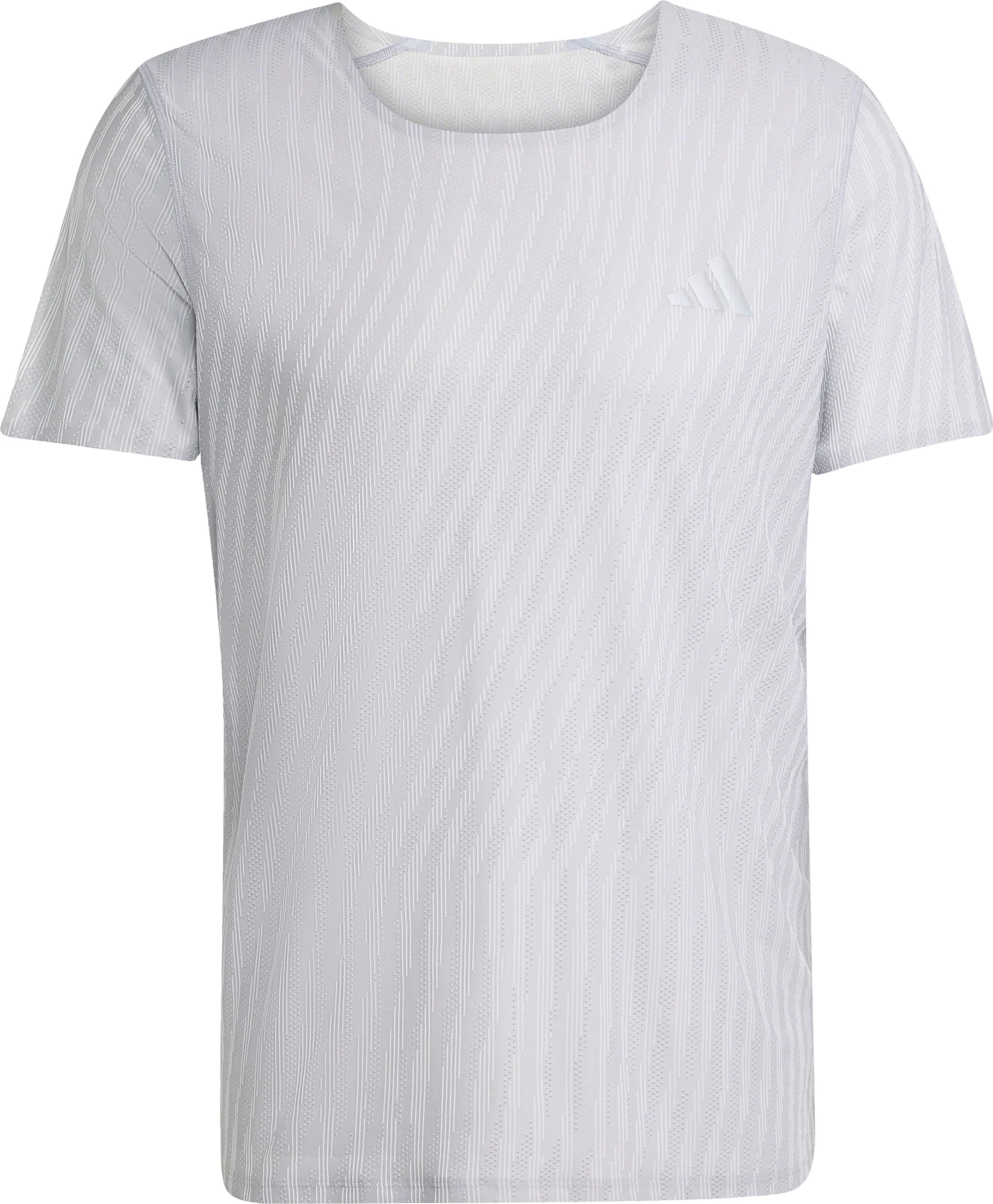 adidas Adi365 ClimaCool+ Short Sleeve Mens Running Top - Grey - Image 5