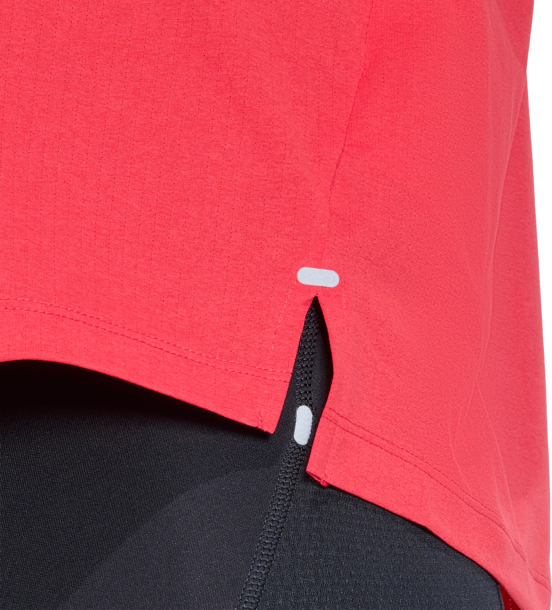 adidas Adi365 ClimaCool Short Sleeve Mens Running Top - Red - Image 4