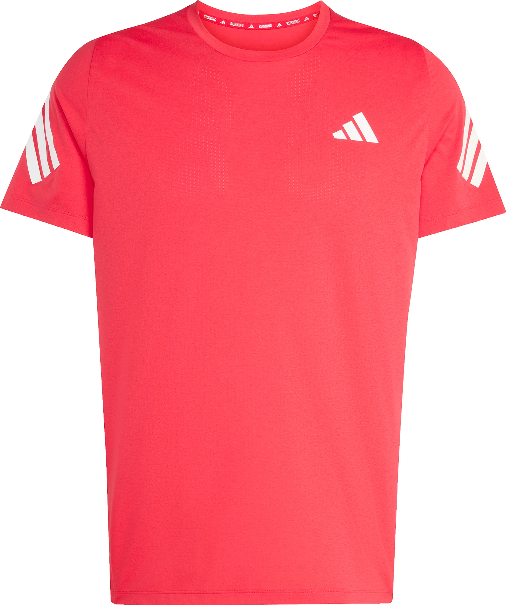adidas Adi365 ClimaCool Short Sleeve Mens Running Top - Red - Image 5