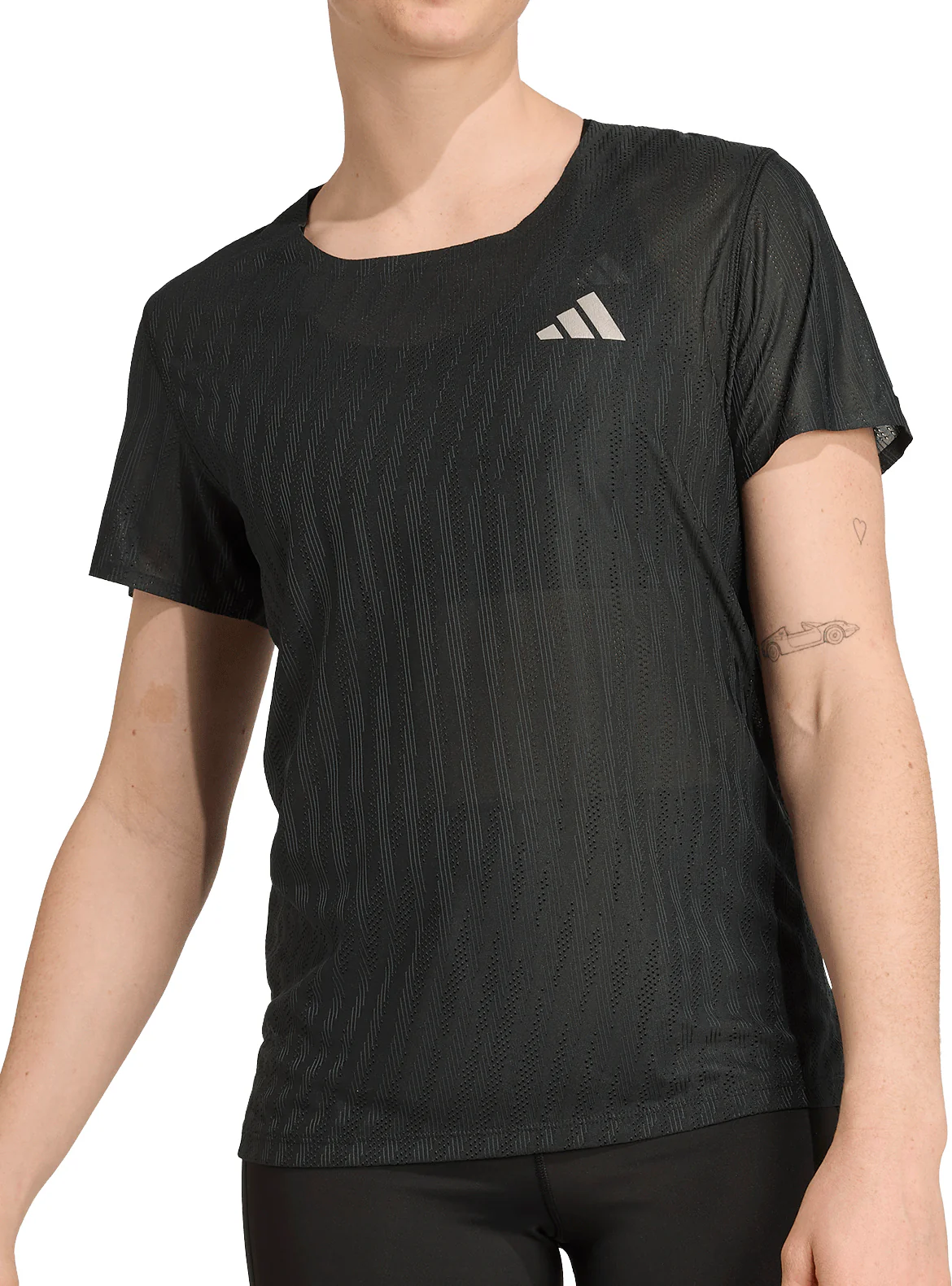 adidas Adi365 ClimaCool+ Short Sleeve Womens Running Top - Black