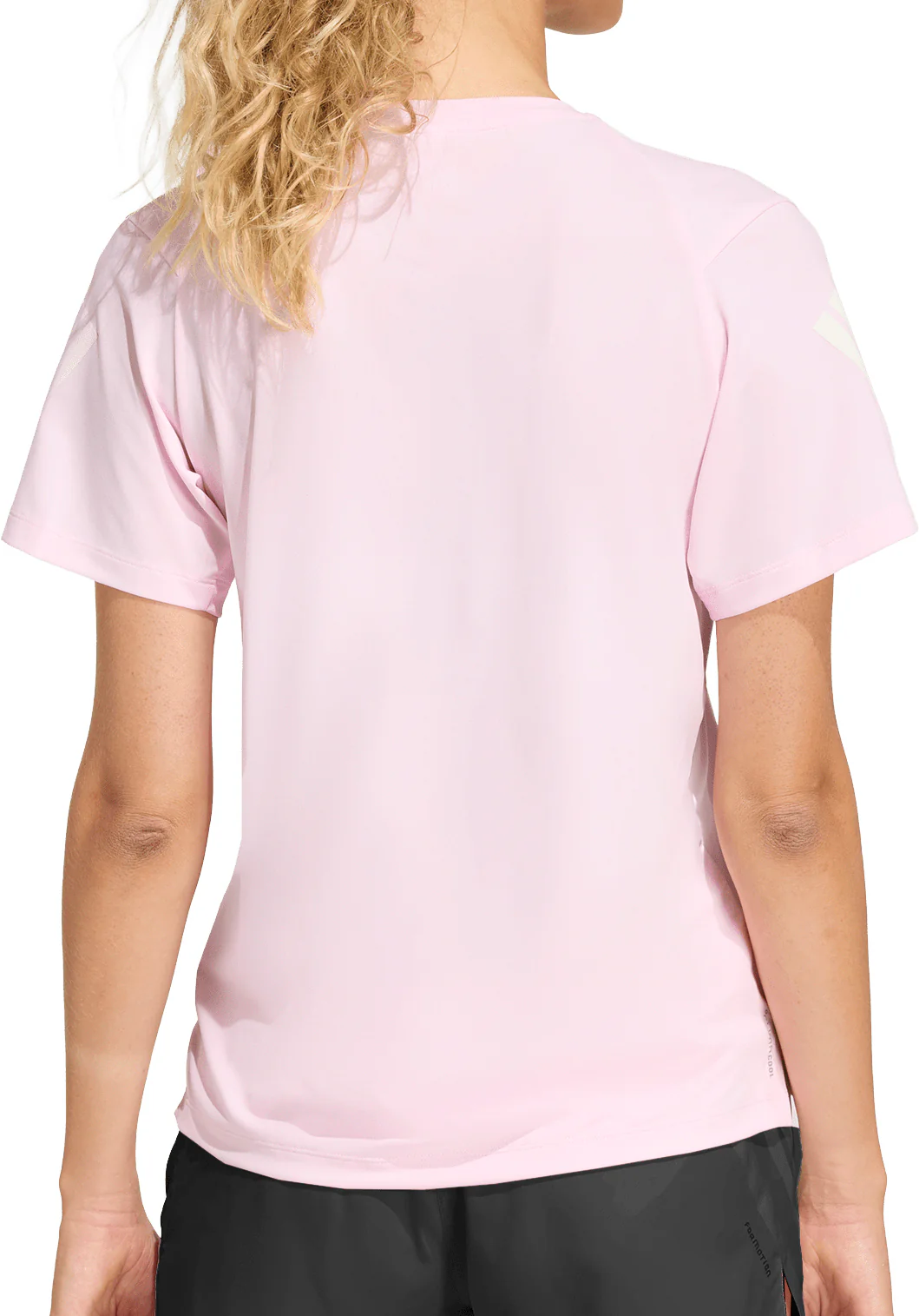 adidas Adi365 ClimaCool Short Sleeve Womens Running Top - Pink - Image 2