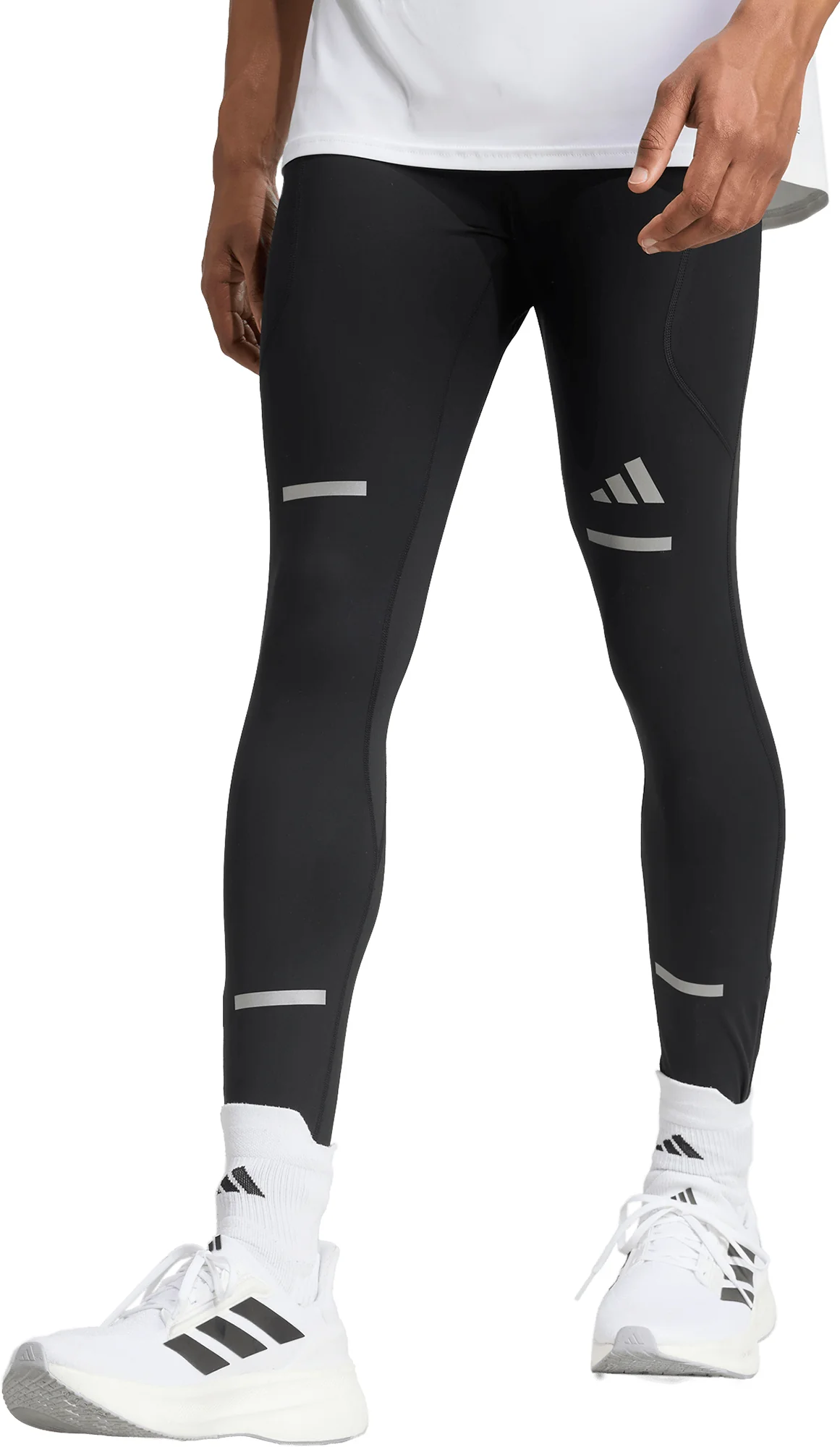 adidas Adi365 ClimaWarm+ Mens Long Running Tights - Black
