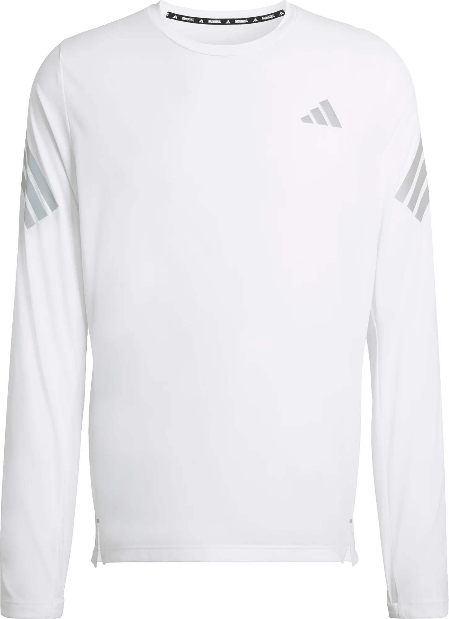 adidas Adi365 Iconic Long Sleeve Mens Running Top - White - Image 5