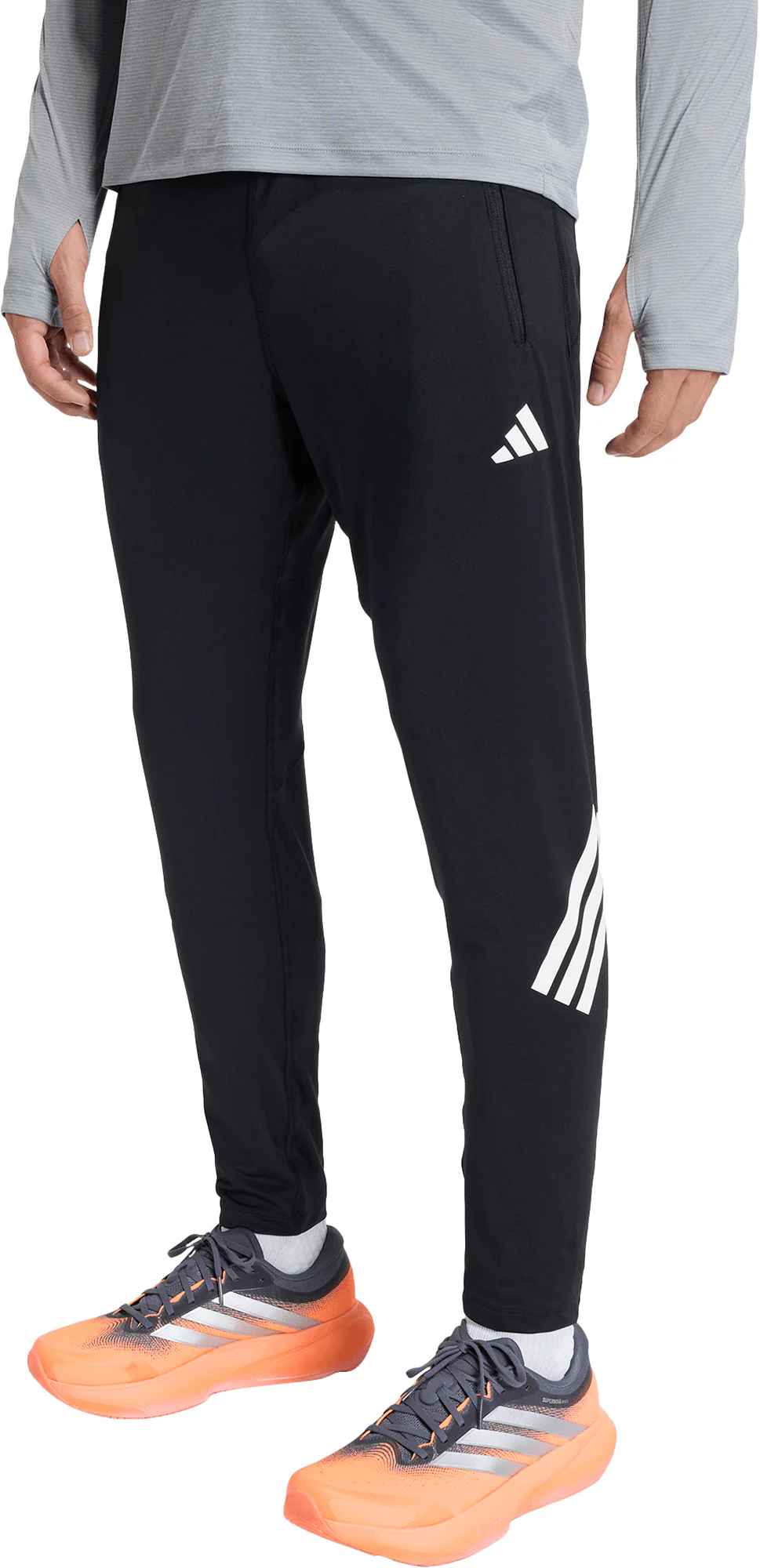 adidas Adi365 Iconic Mens Running Track Pants - Black