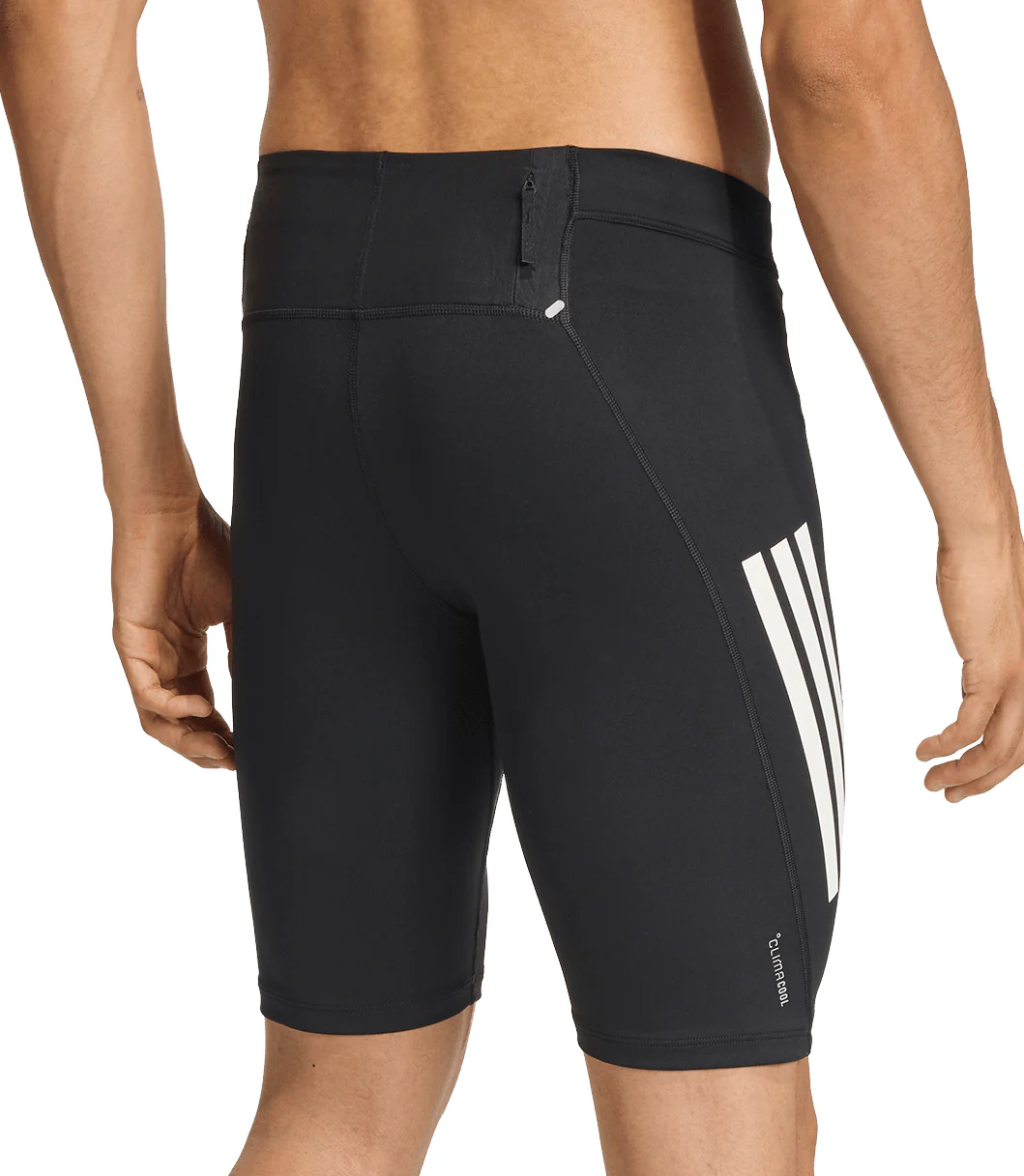 adidas Adi365 Iconic Mens Short Running Tights - Black - Image 2