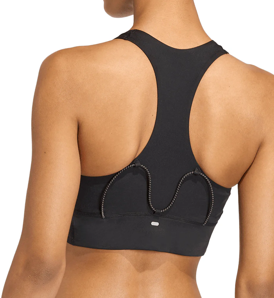 adidas Adi365 Pocket Medium Support Womens Sports Bra - Black - Image 2