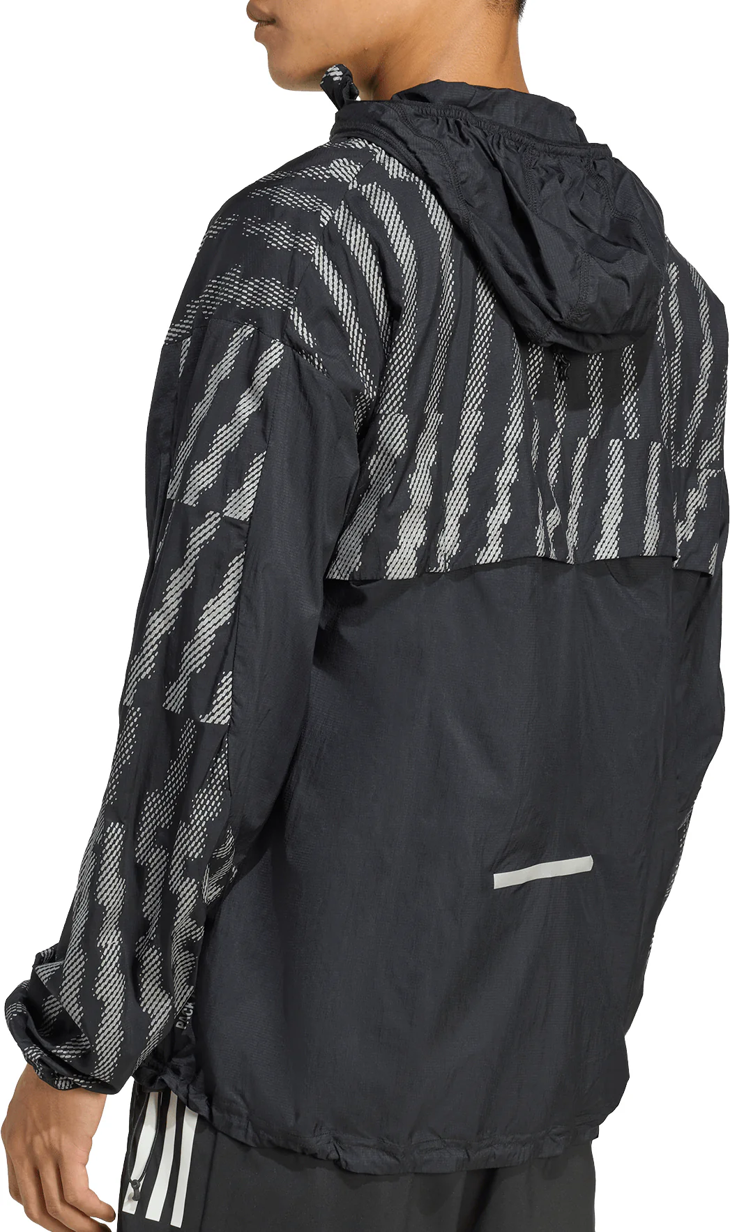 adidas Adi365 Reflective Mens Running Jacket - Black - Image 2