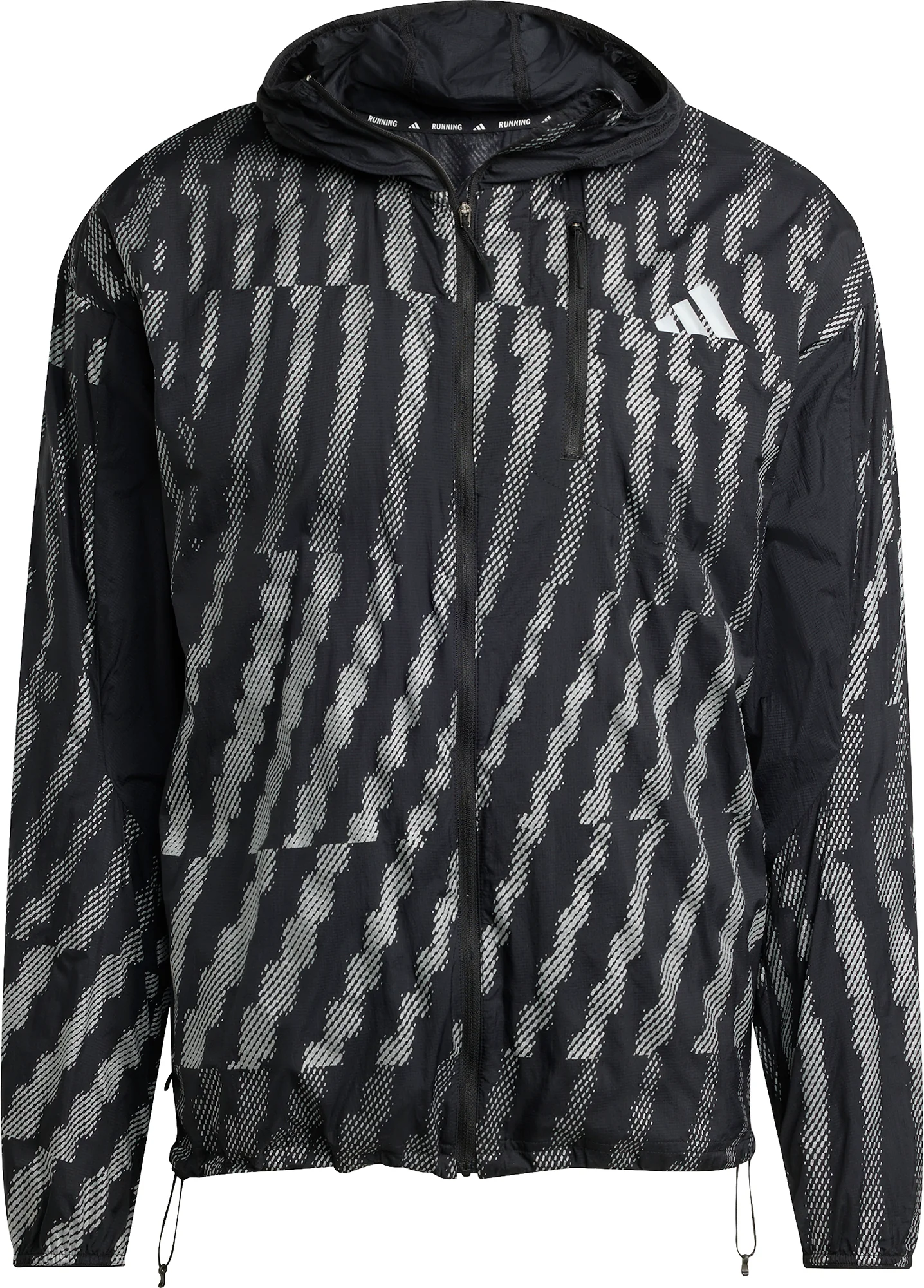 adidas Adi365 Reflective Mens Running Jacket - Black - Image 5