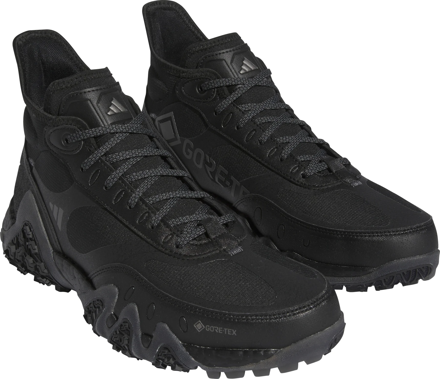 adidas Adicross GORE-TEX Mens Golf Shoes - Black - Image 6