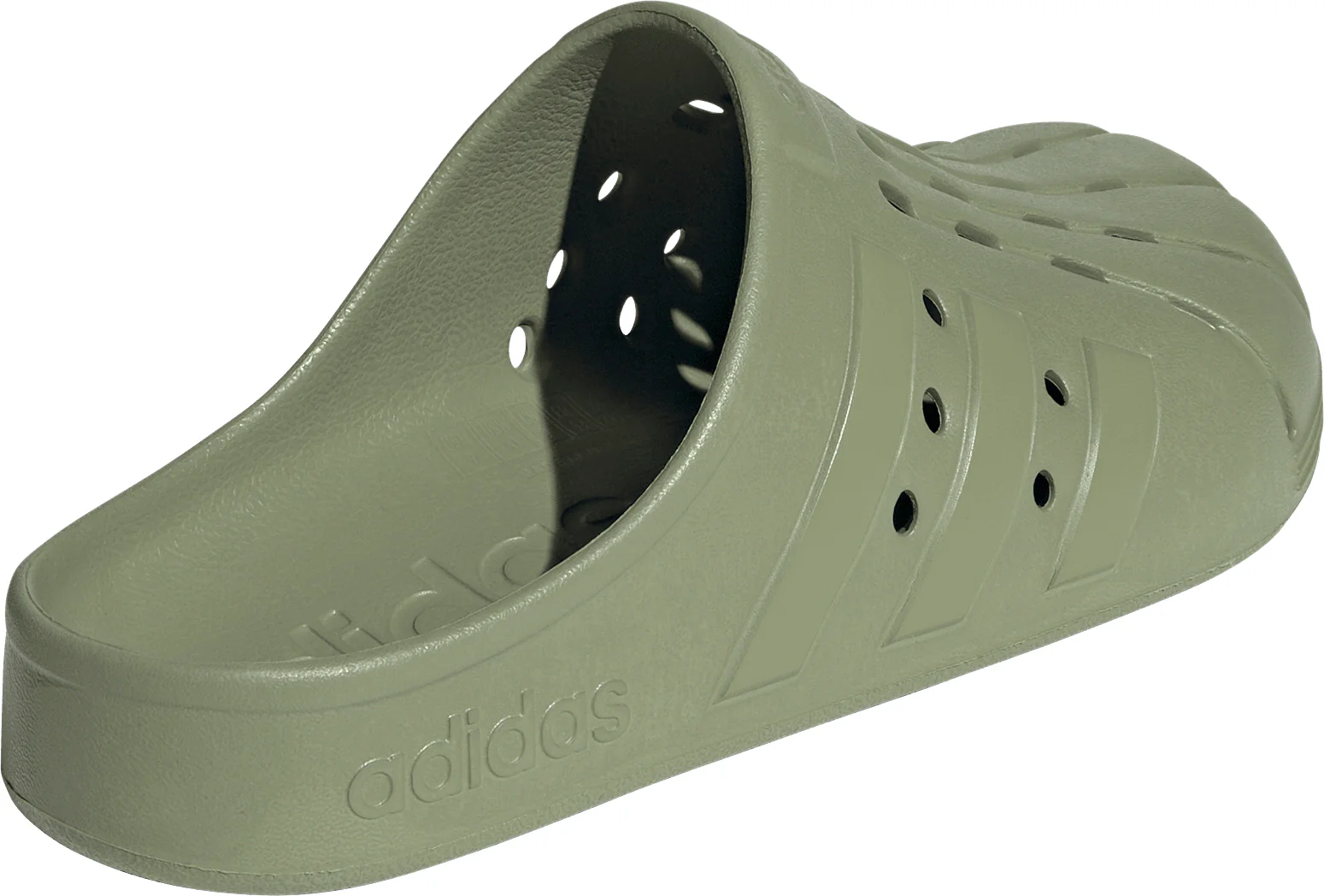 adidas Adilette Sliders - Green - Image 5
