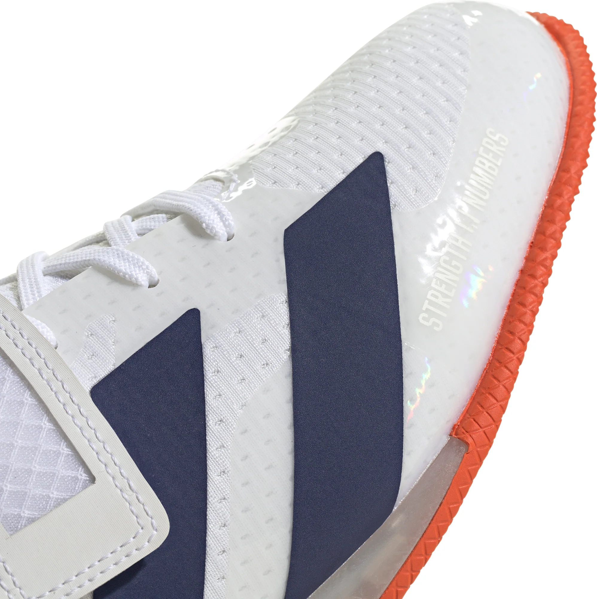 adidas Adipower 3 Mens Weightlifting Shoes - White - Image 8