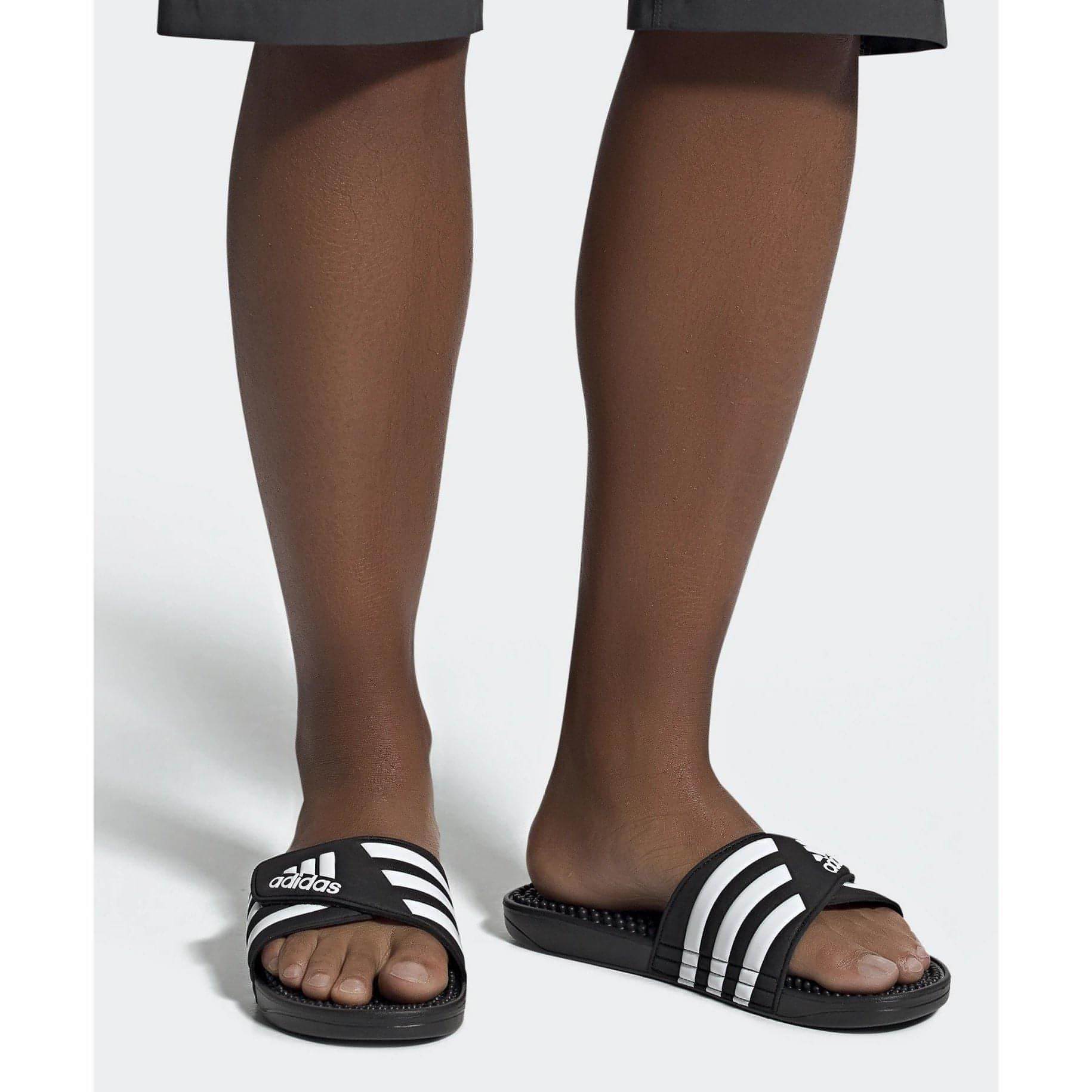 adidas Adissage Sliders - Black - Image 10