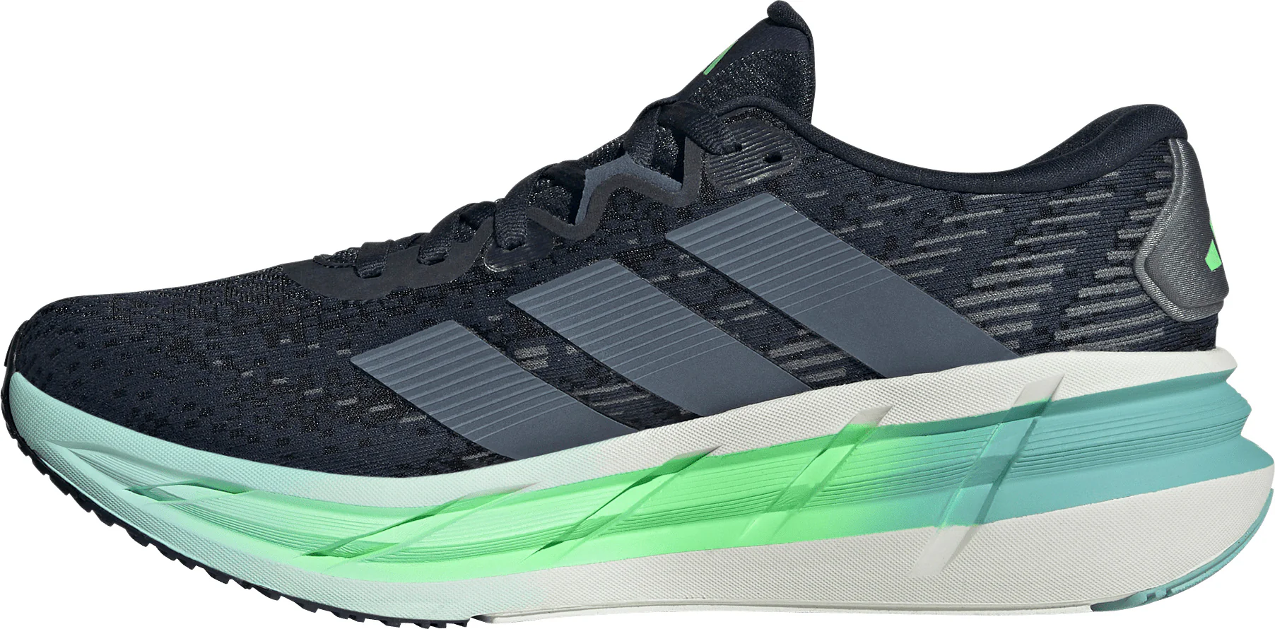 adidas Adistar 4.0 Mens Running Shoes - Blue - Image 3