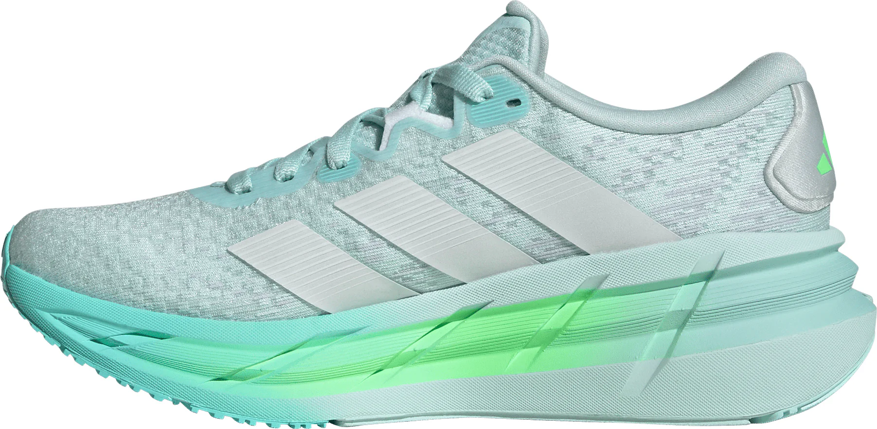 adidas Adistar 4.0 Womens Running Shoes - Green - Image 3