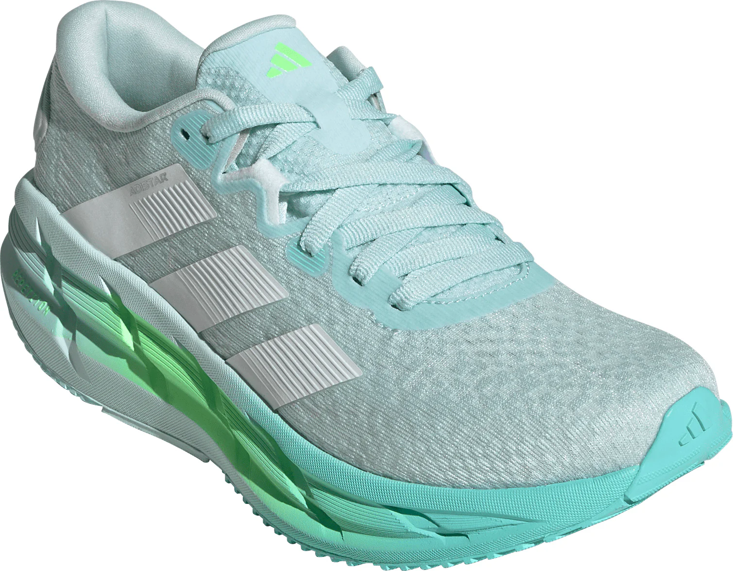 adidas Adistar 4.0 Womens Running Shoes - Green - Image 6
