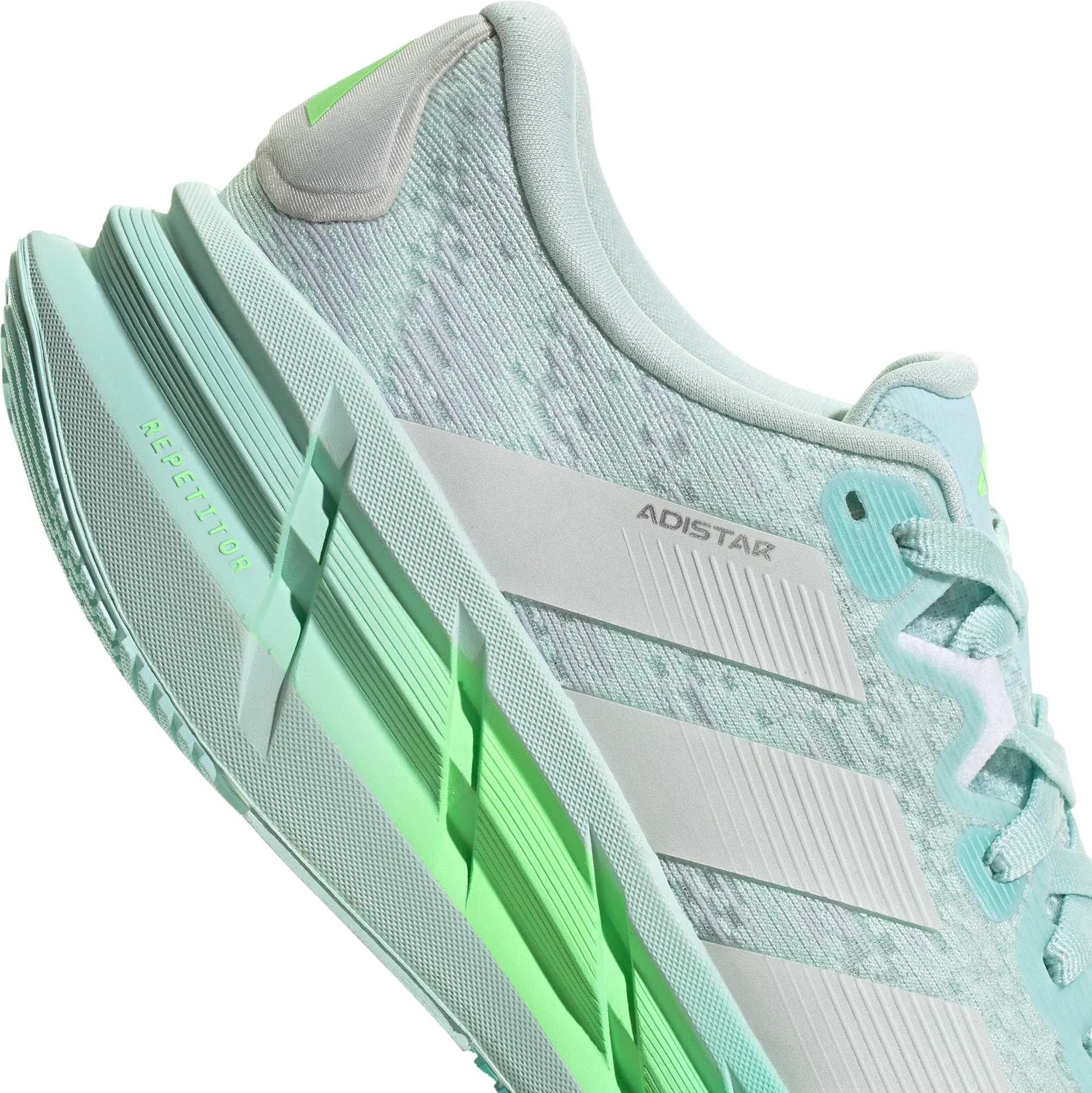 adidas Adistar 4.0 Womens Running Shoes - Green - Image 7
