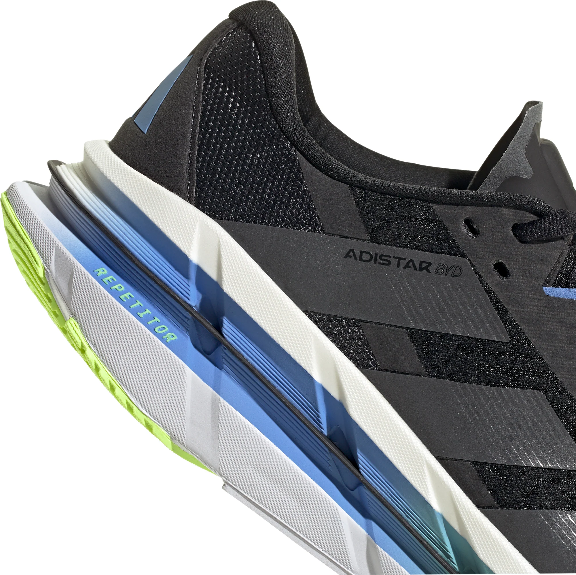 adidas Adistar BYD Mens Running Shoes - Black - Image 7