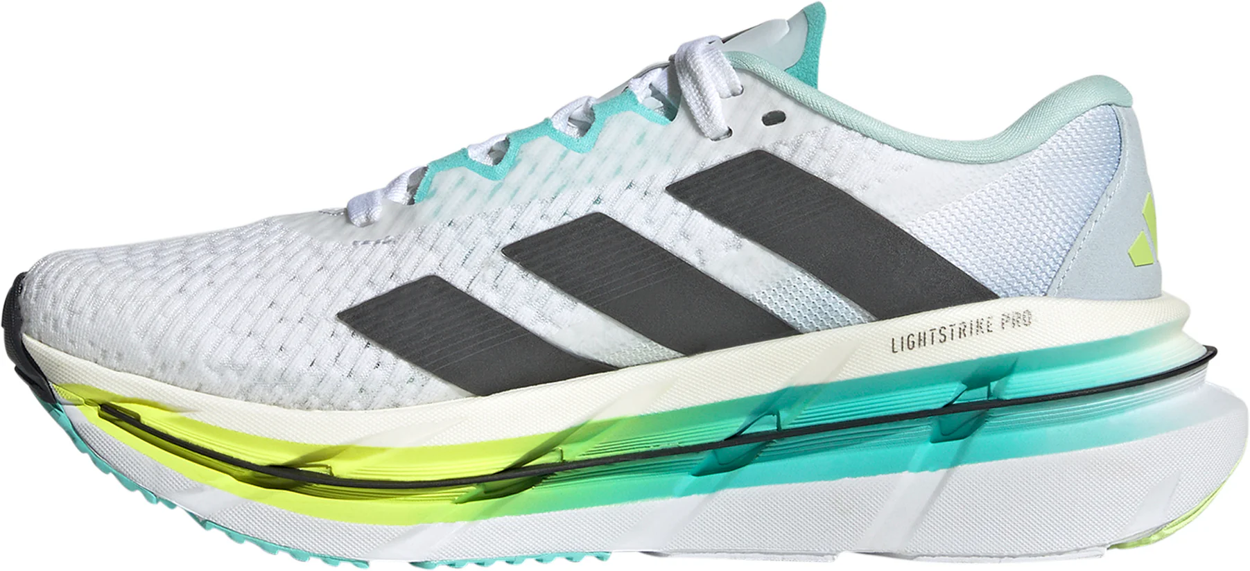 adidas Adistar BYD Womens Running Shoes - White - Image 3