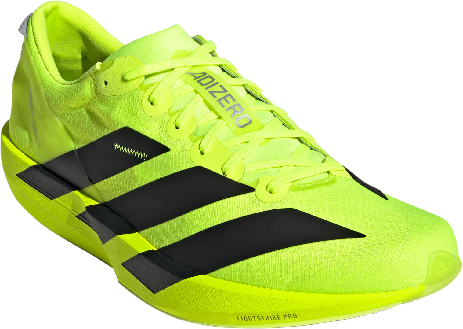 adidas Adizero Adios 9 Mens Running Shoes - Yellow - Image 6