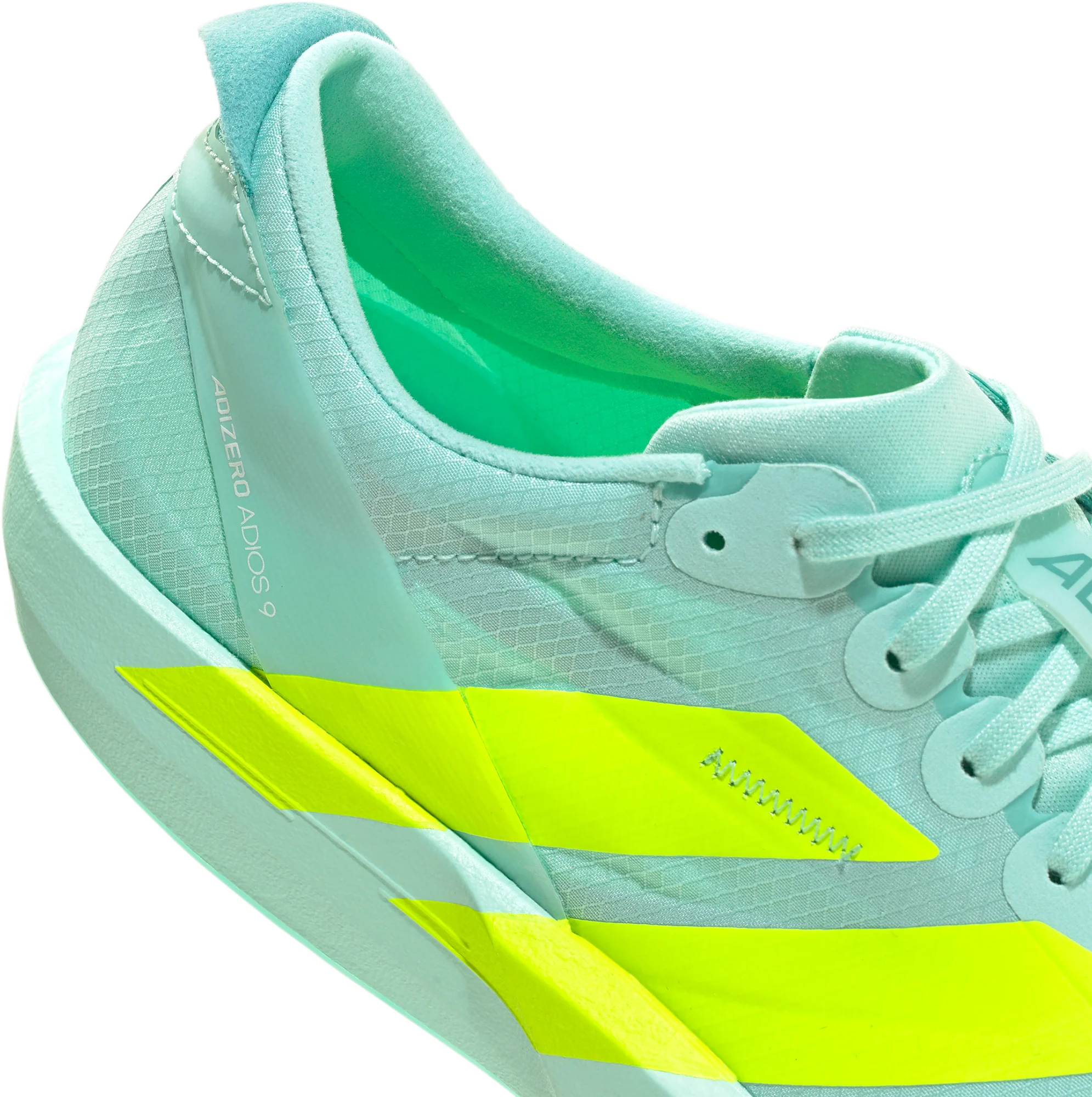 adidas Adizero Adios 9 Womens Running Shoes - Green - Image 8