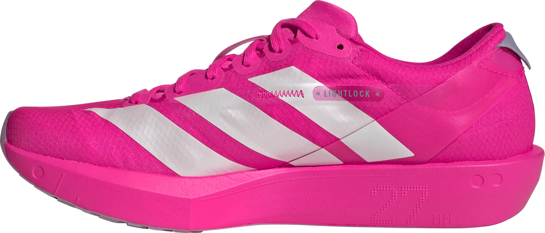 adidas Adizero Adios 9 Womens Running Shoes - Pink - Image 3