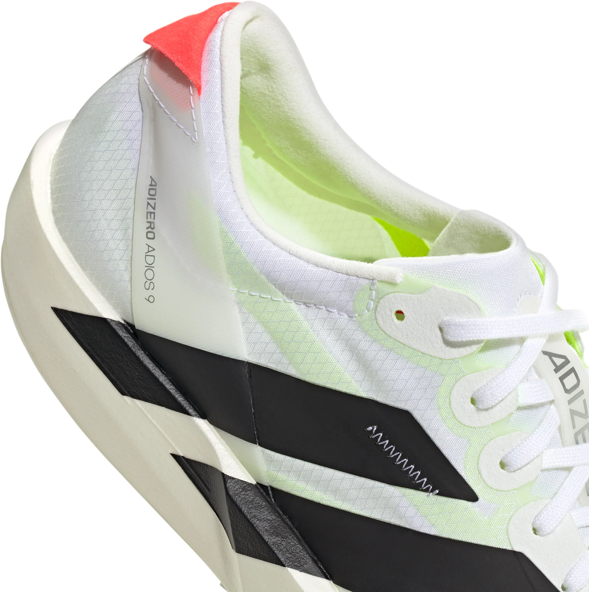 adidas Adizero Adios 9 Womens Running Shoes - White - Image 8