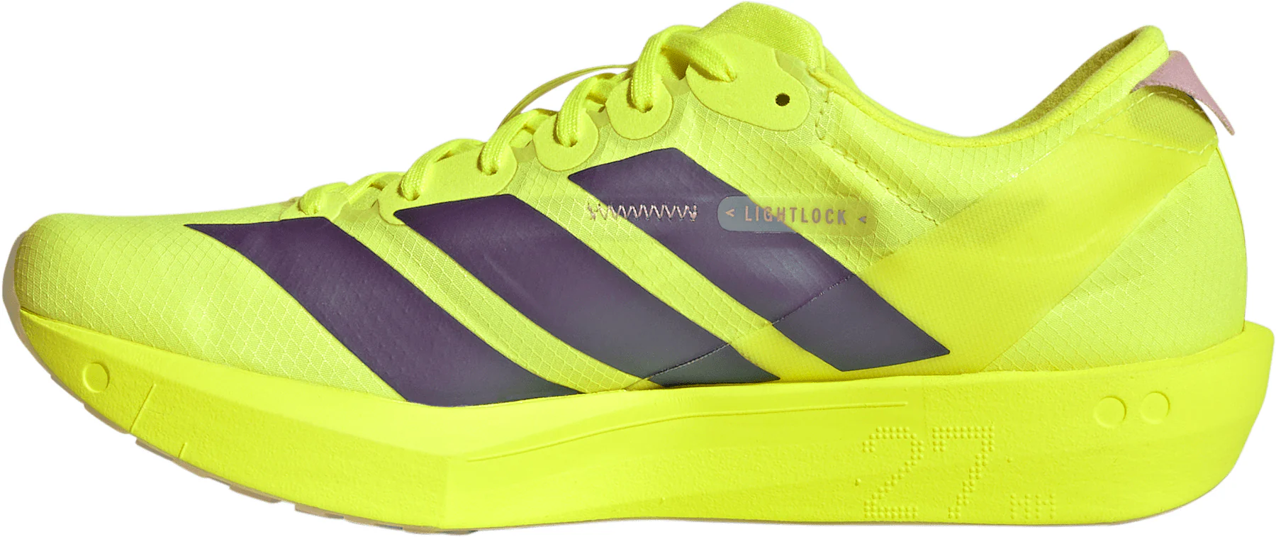 adidas Adizero Adios 9 Womens Running Shoes - Yellow - Image 3