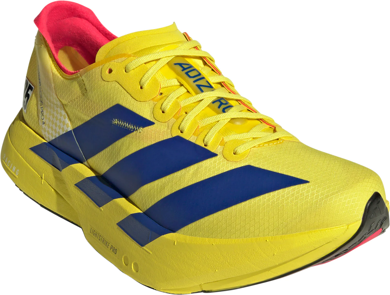 adidas Adizero Adios Pro 4 Mens Running Shoes - Yellow - Image 6