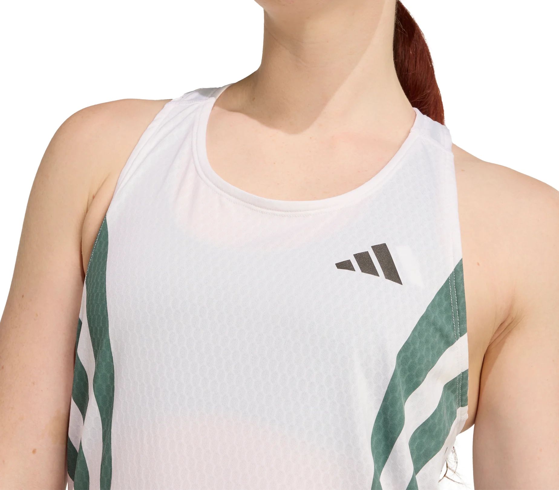 adidas Adizero Archive Womens Running Vest Tank Top - White - Image 4