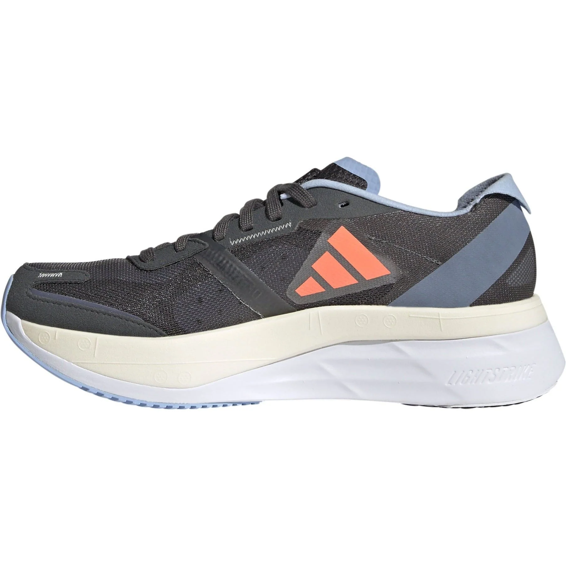 adidas Adizero Boston 11 Womens Running Shoes - Grey - Image 3