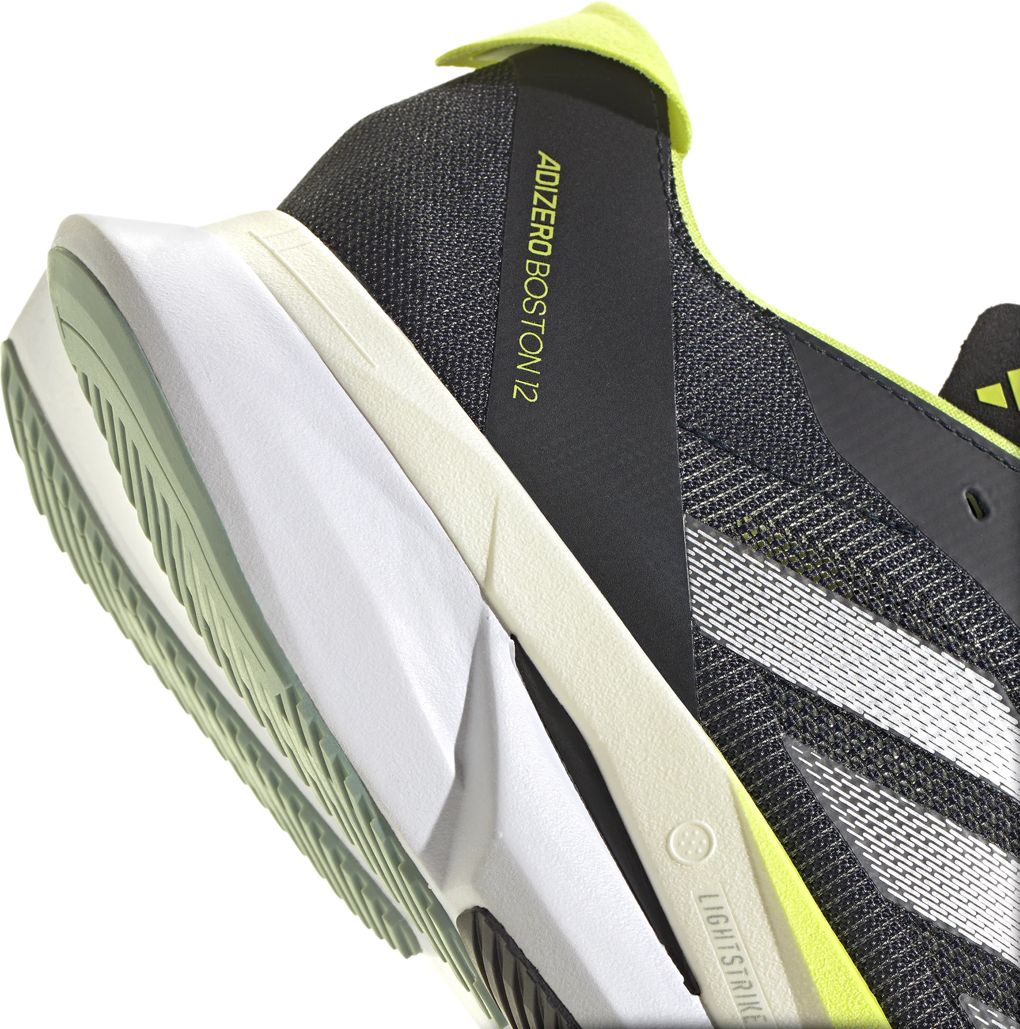 adidas Adizero Boston 12 Mens Running Shoes - Black - Image 7