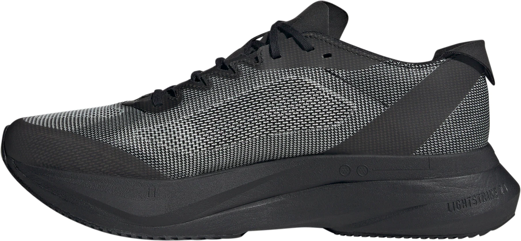 adidas Adizero Boston 12 Mens Running Shoes - Black - Image 3