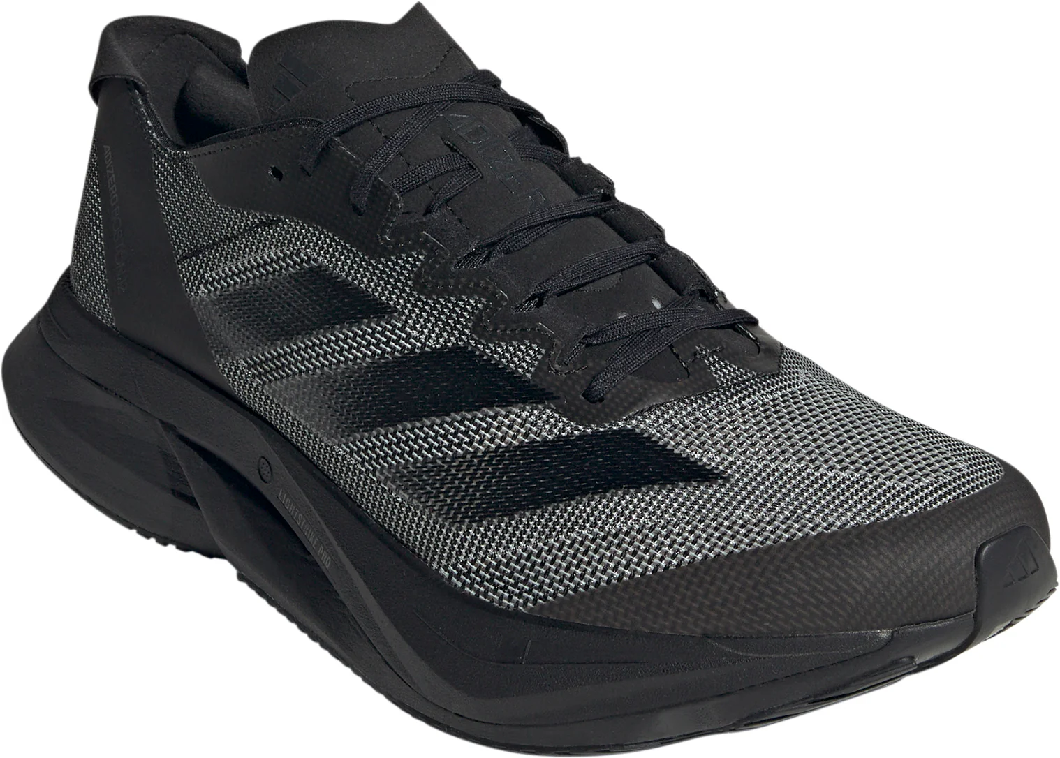 adidas Adizero Boston 12 Mens Running Shoes - Black - Image 6
